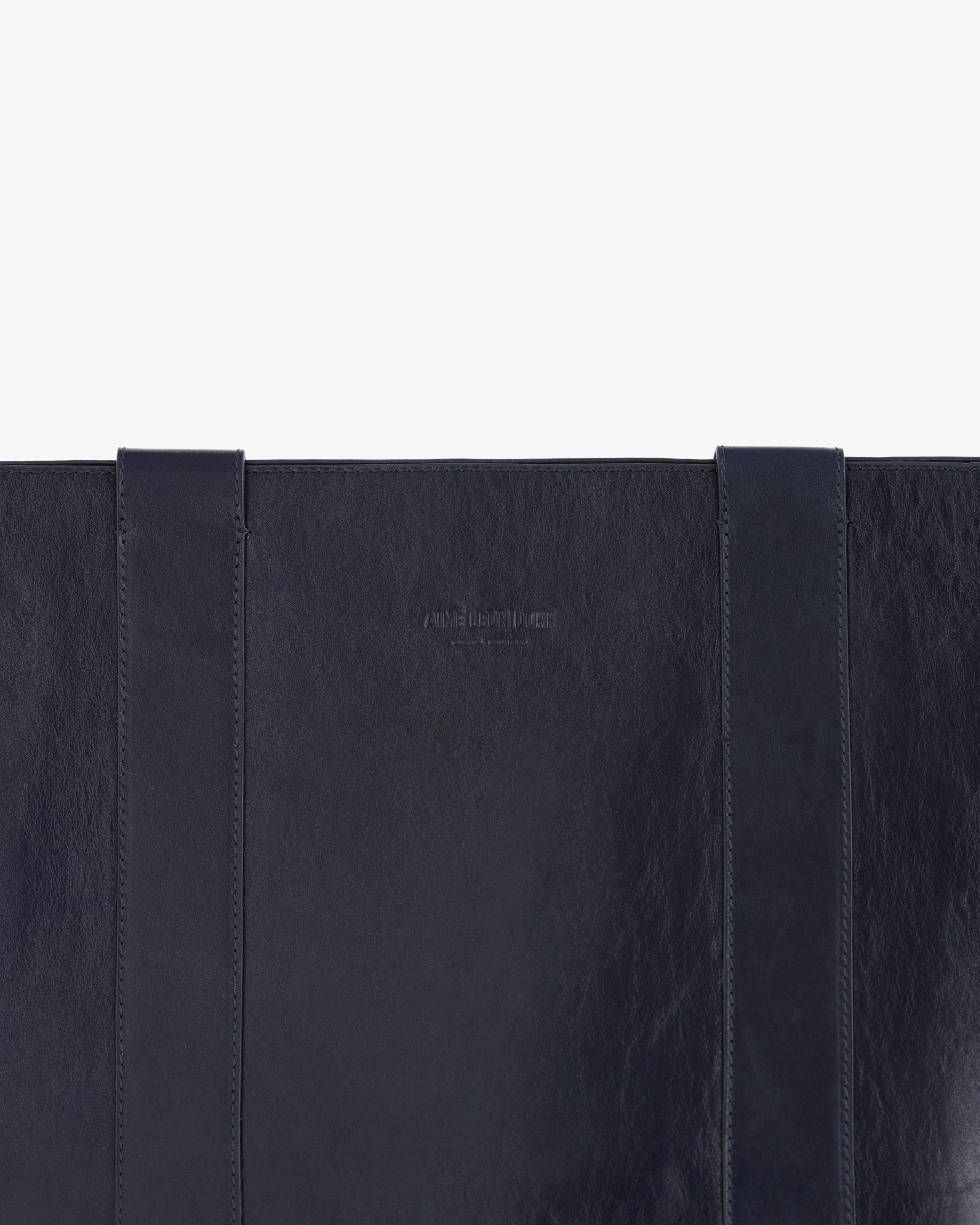 Debossed Logo Leather Tote Bag sold by Aime Leon Dore product image thumbnail 3