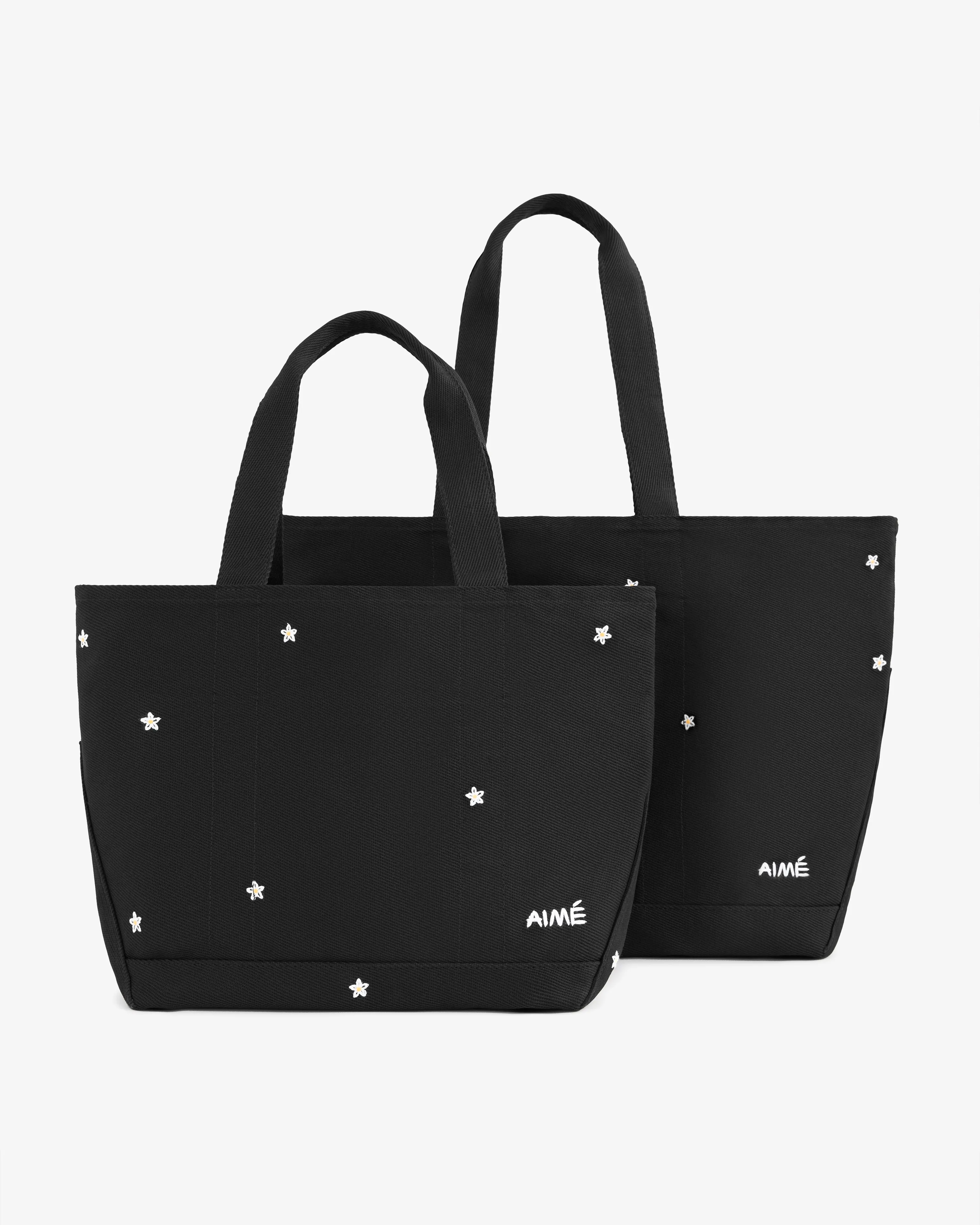 Floral Embroidered Large Canvas Tote Bag sold by Aime Leon Dore product image thumbnail 5