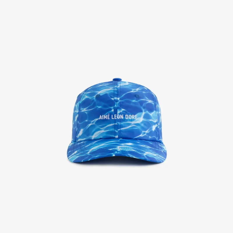 Aqua Print Nylon Hat made by Aime Leon Dore
