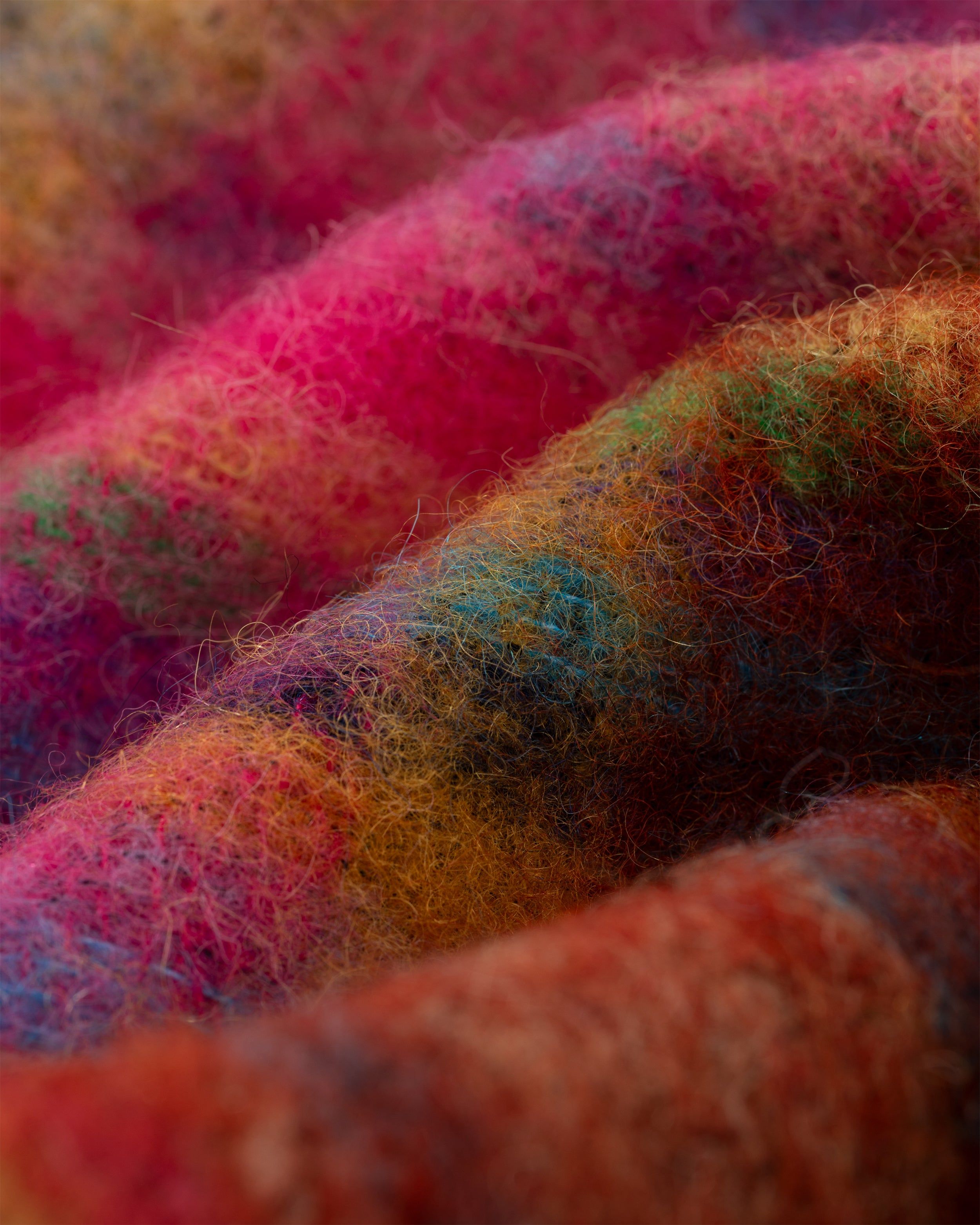 Plaid Mohair Scarf sold by Aime Leon Dore product image thumbnail 4