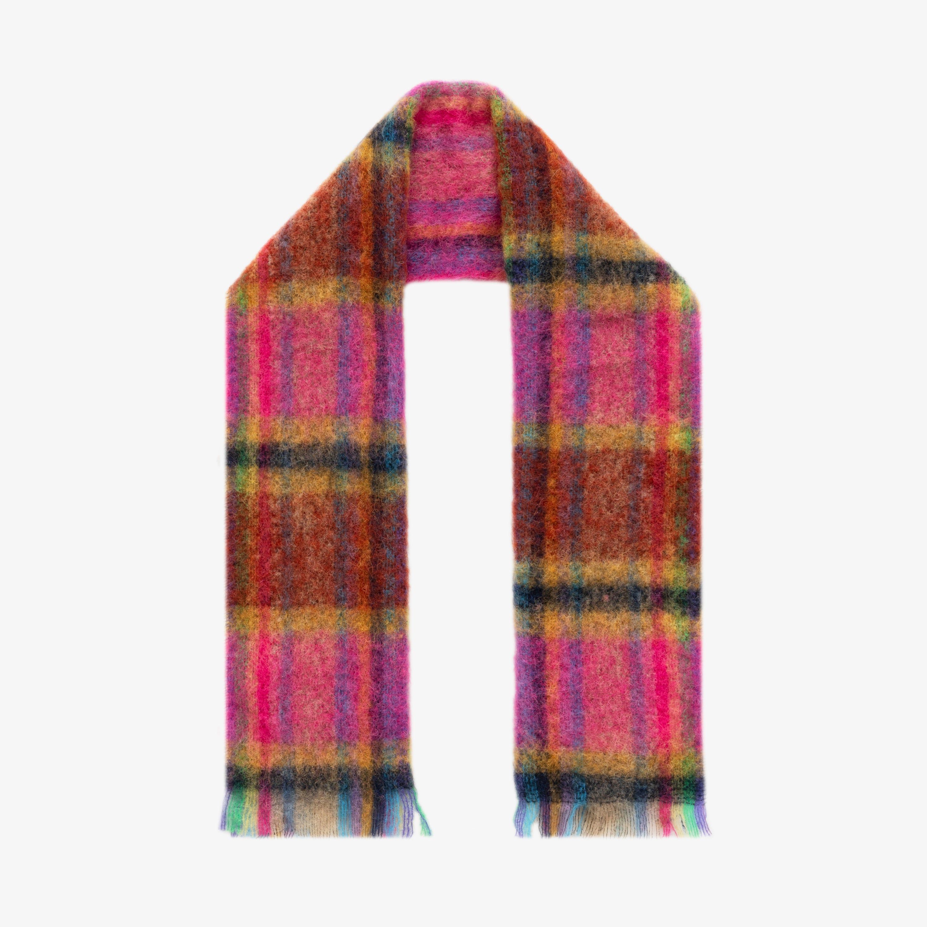 Plaid Mohair Scarf sold by Aime Leon Dore