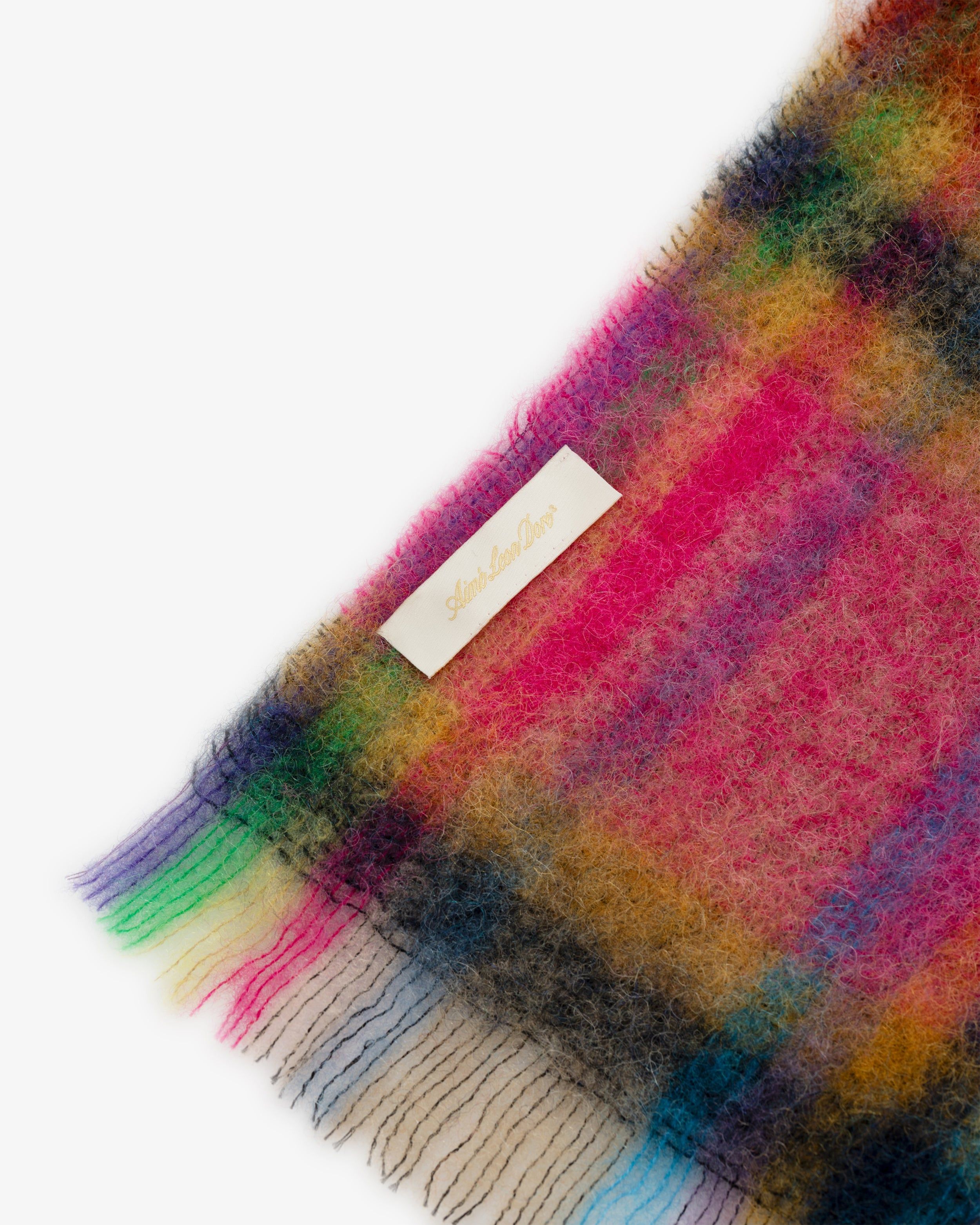 Plaid Mohair Scarf sold by Aime Leon Dore product image thumbnail 3