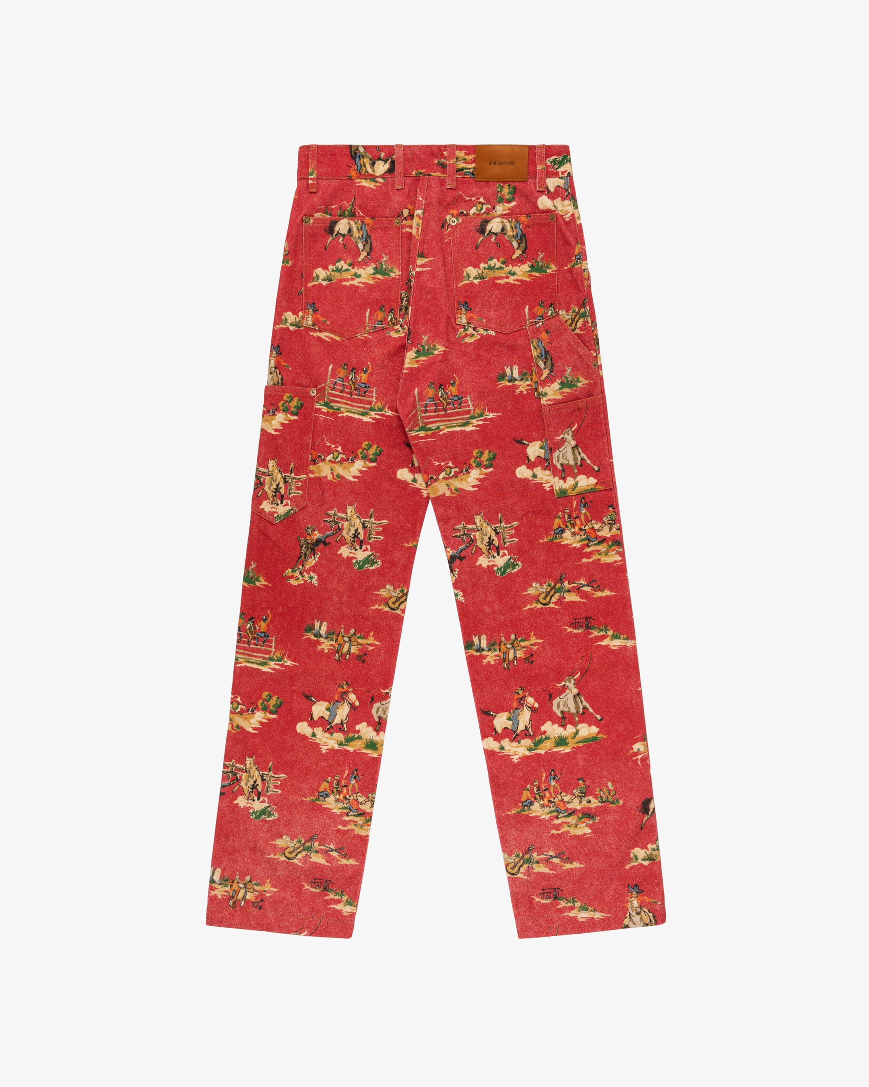 Printed Western Carpenter Pant sold by Aime Leon Dore product image thumbnail 4