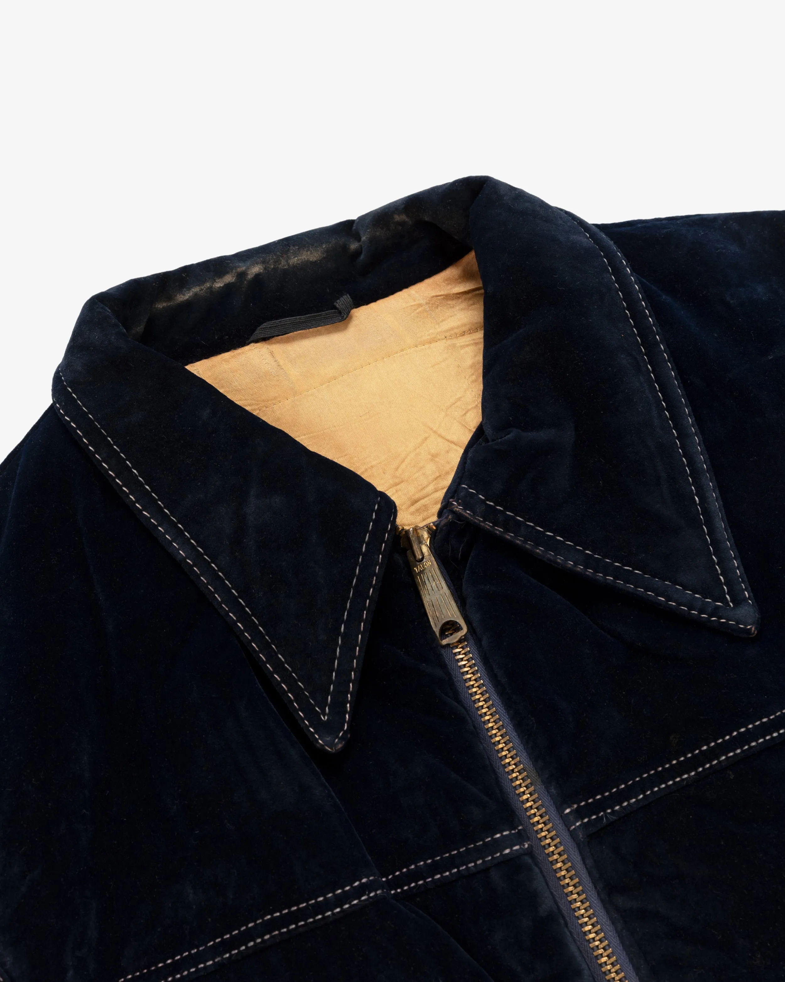 Velvet Zip-Up Jacket sold by Aime Leon Dore product image thumbnail 3