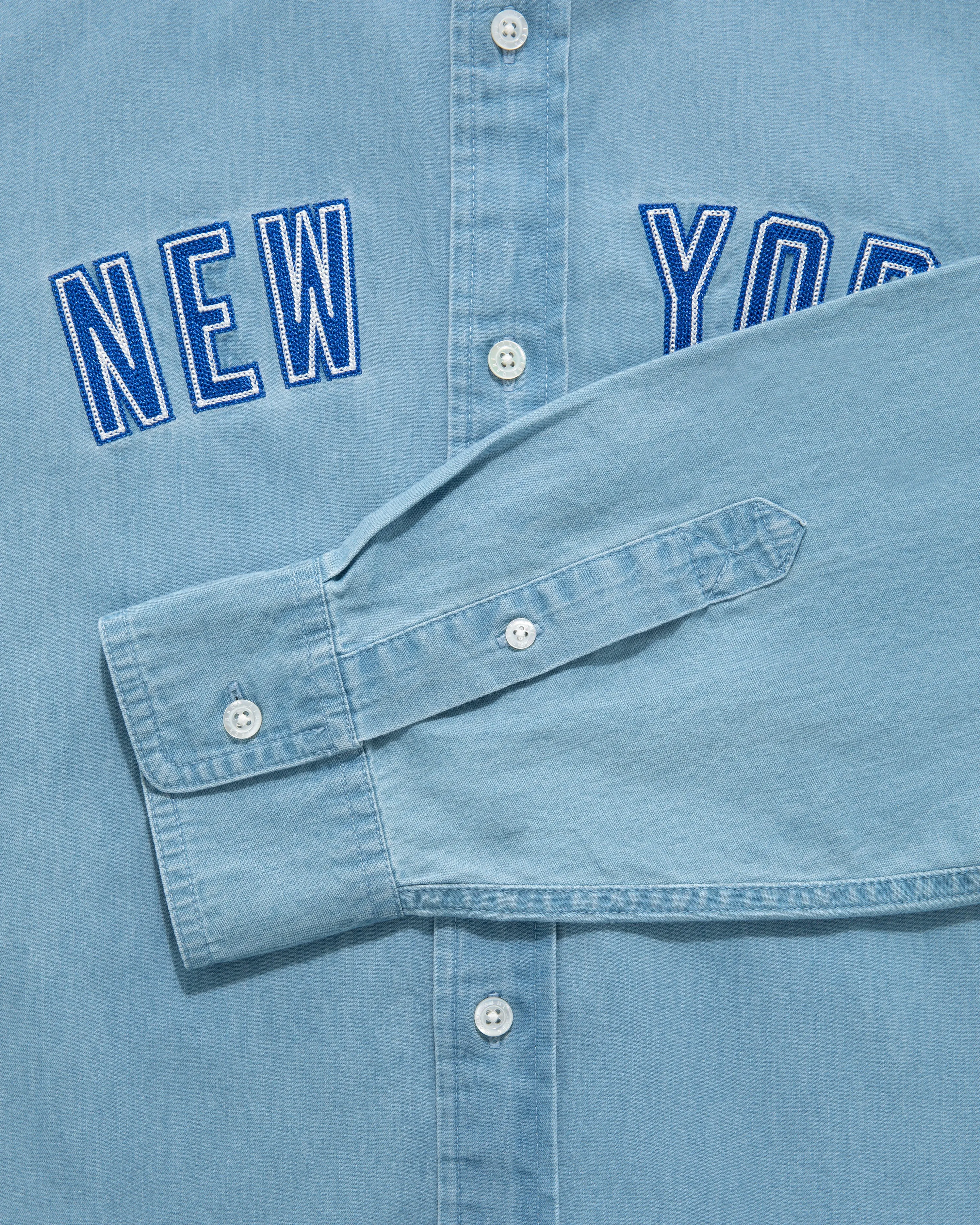ALD / New York Mets Chambray Shirt sold by Aime Leon Dore product image thumbnail 3
