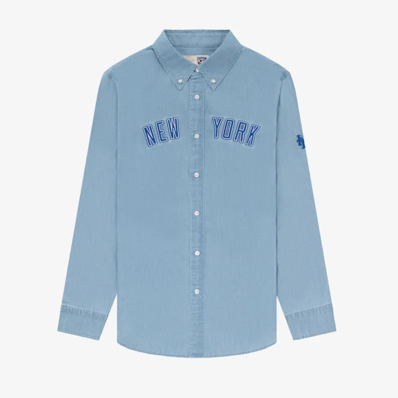 ALD / New York Mets Chambray Shirt sold by Aime Leon Dore