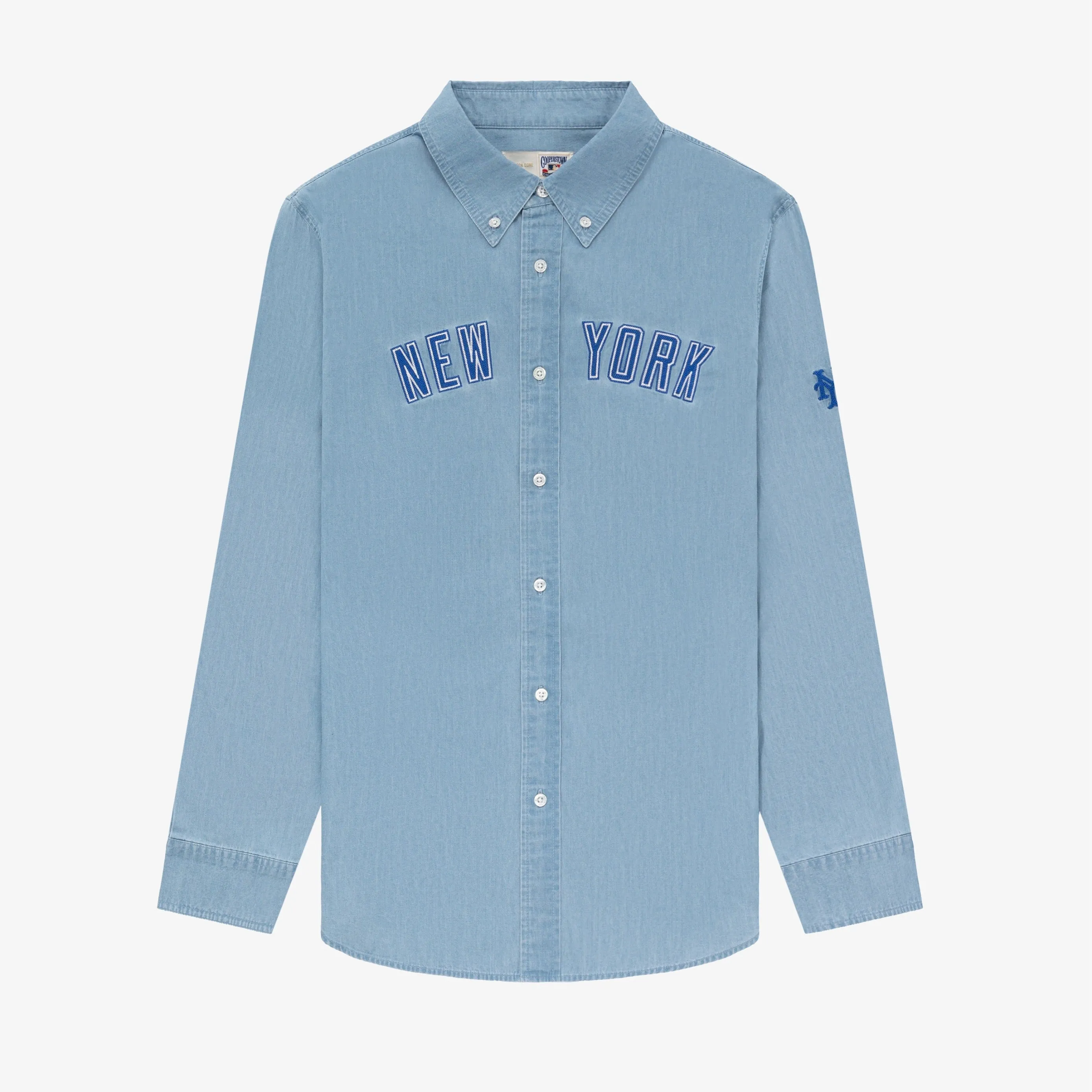 ALD / New York Mets Chambray Shirt sold by Aime Leon Dore
