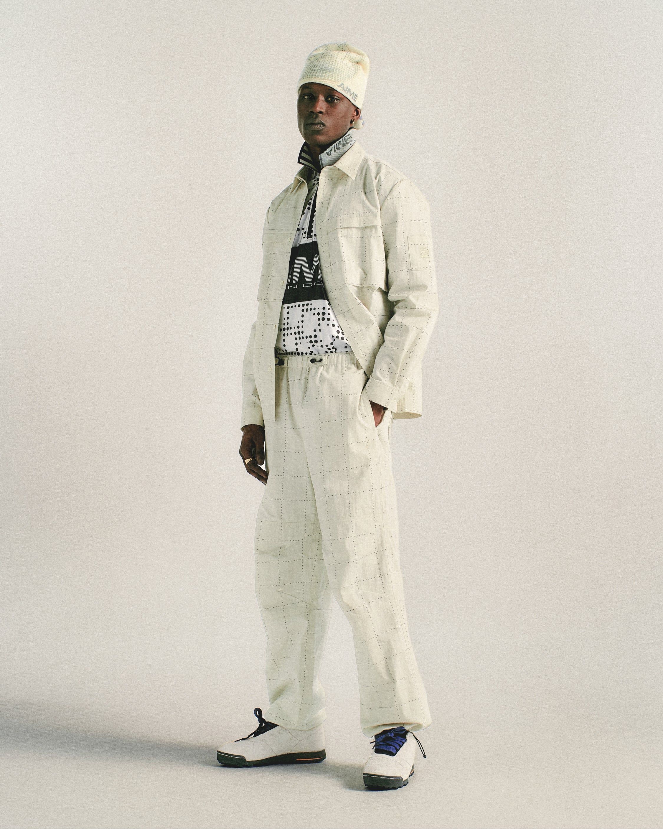 ALD / New Balance Geo Print Beanie sold by Aime Leon Dore product image thumbnail 3