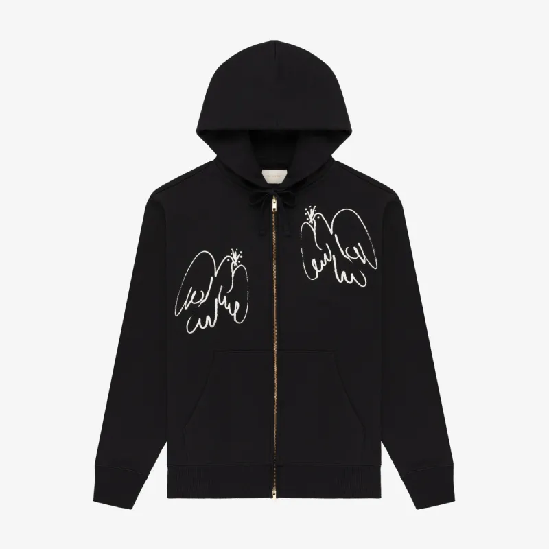 Dove Full-Zip Hoodie sold by Aime Leon Dore