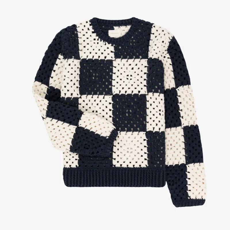 Crochet Crewneck Sweater sold by Aime Leon Dore