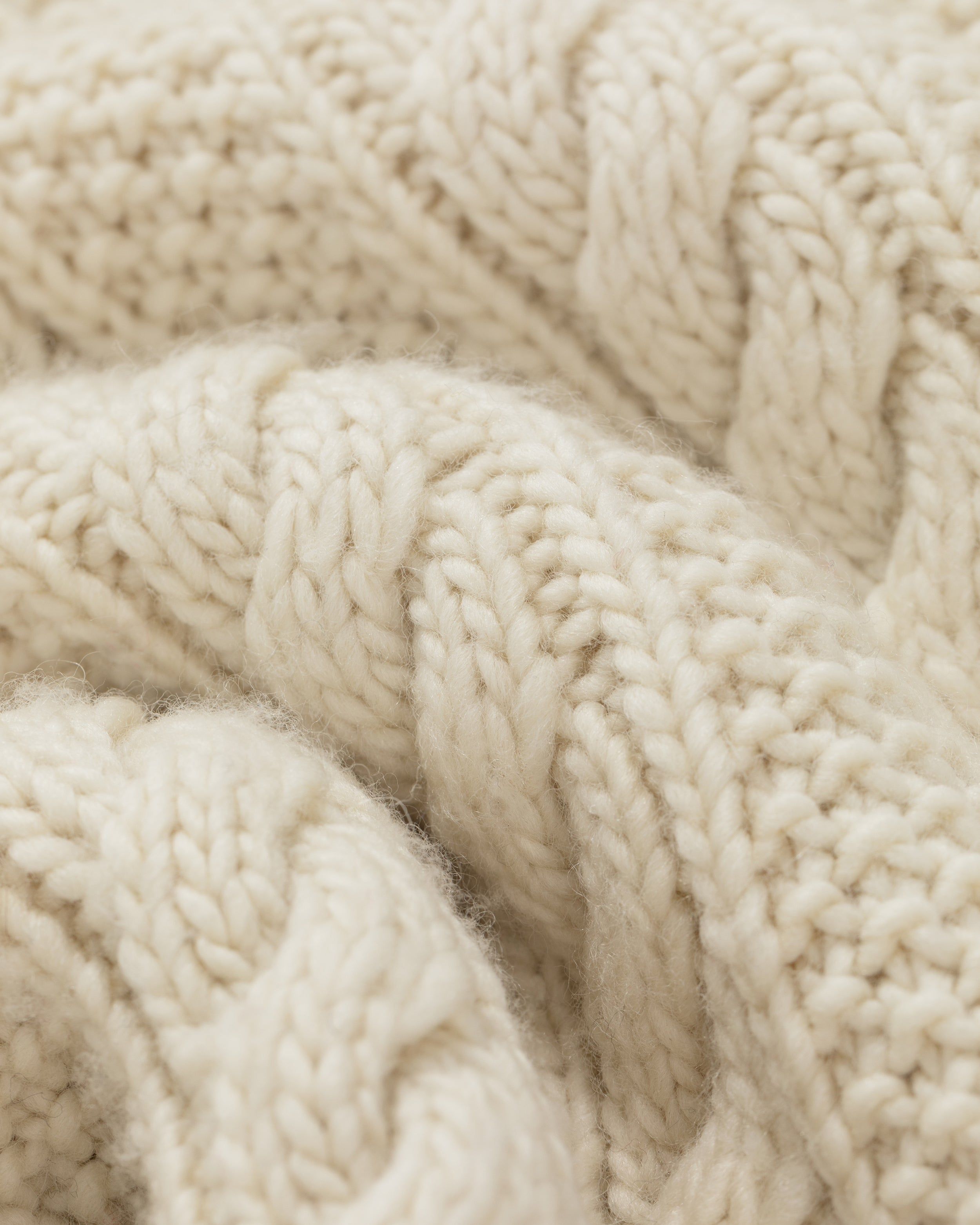Aran Cable Mockneck Sweater sold by Aime Leon Dore product image thumbnail 4