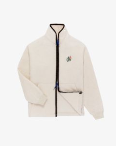 ALD / Drake's Casentino Wool Full Zip Fleece Jacket sold by Aime Leon Dore