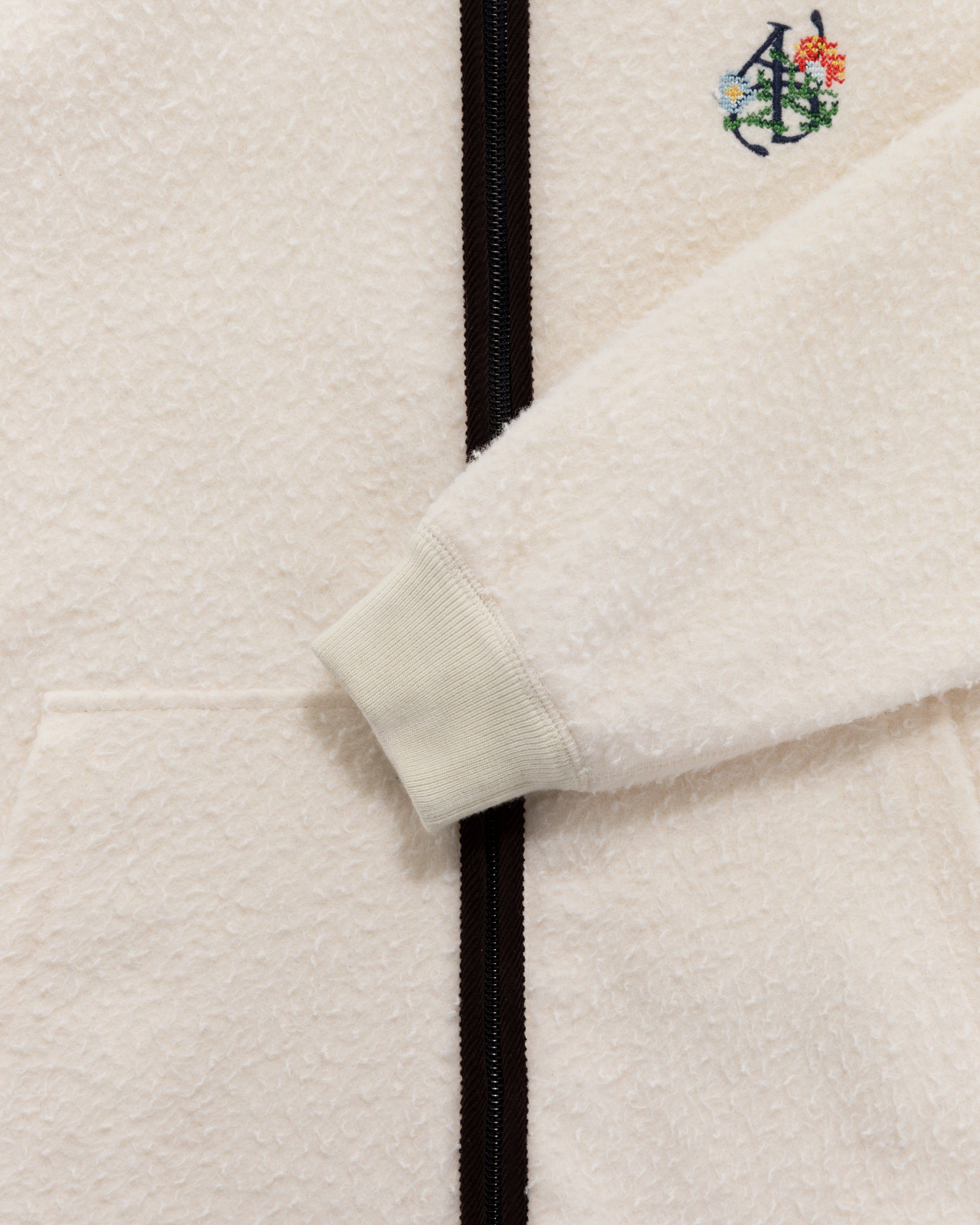 ALD / Drake's Casentino Wool Full Zip Fleece Jacket sold by Aime Leon Dore product image thumbnail 5