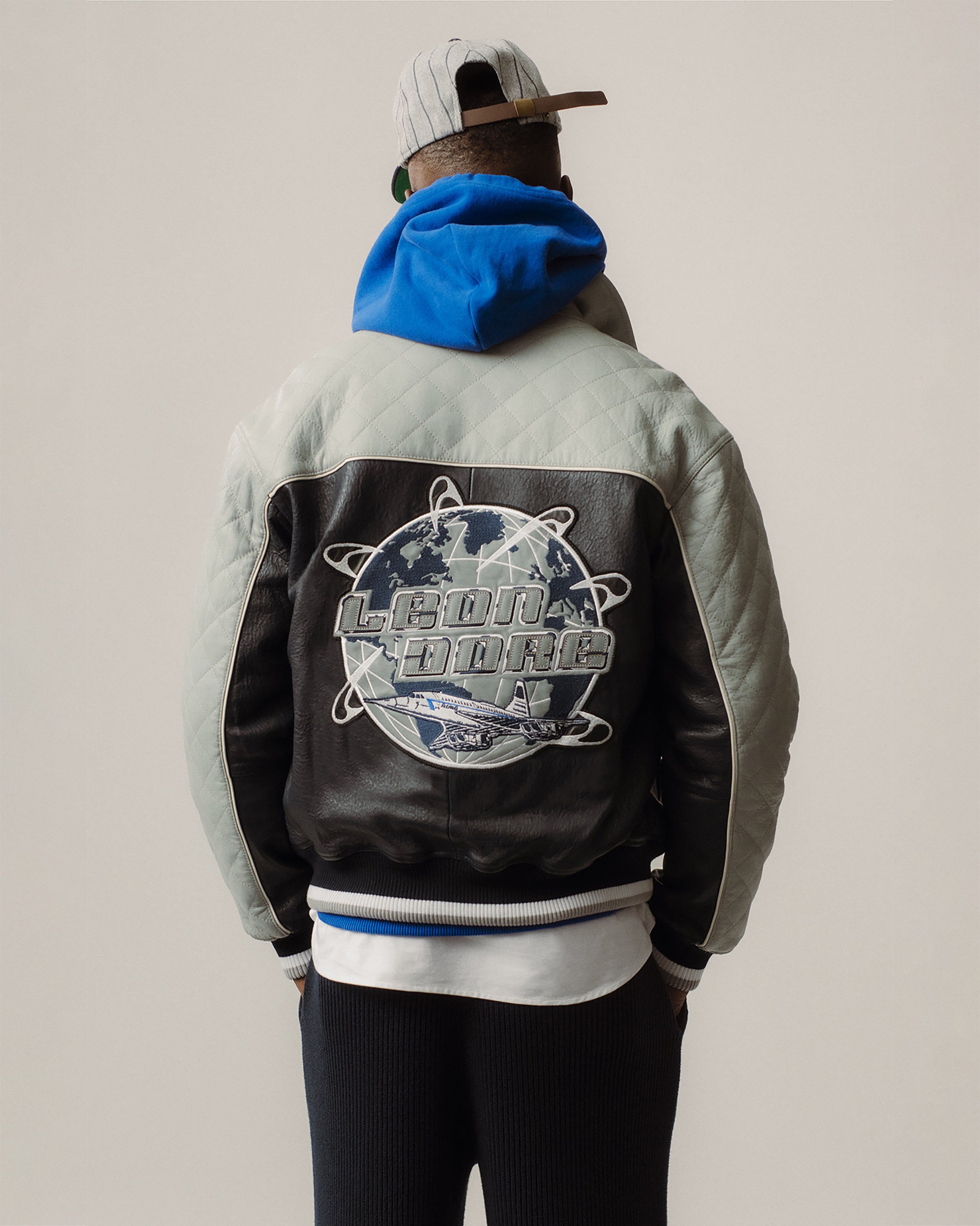 Leather Aimé Concord Jacket sold by Aime Leon Dore product image thumbnail 3