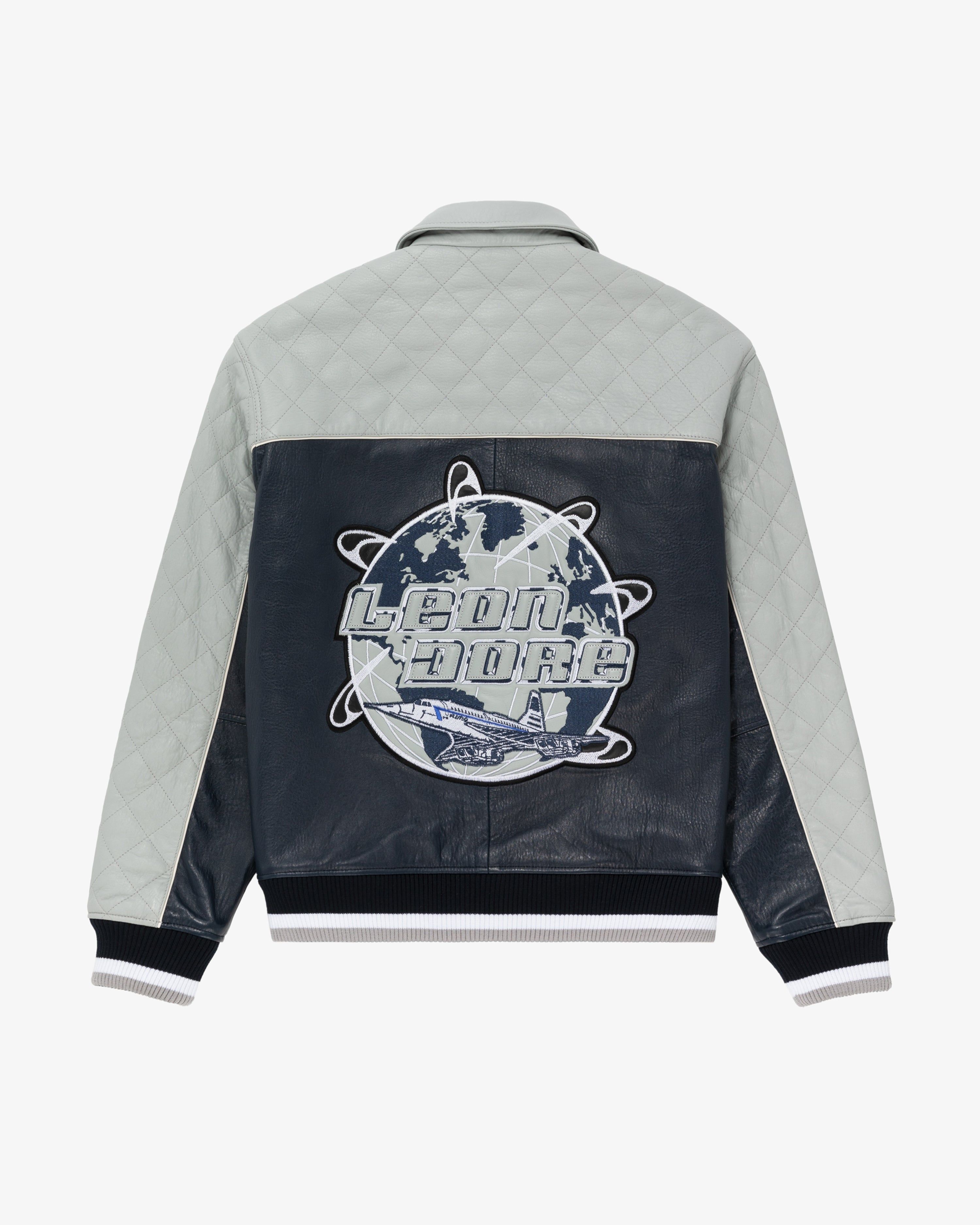 Leather Aimé Concord Jacket sold by Aime Leon Dore product image thumbnail 4