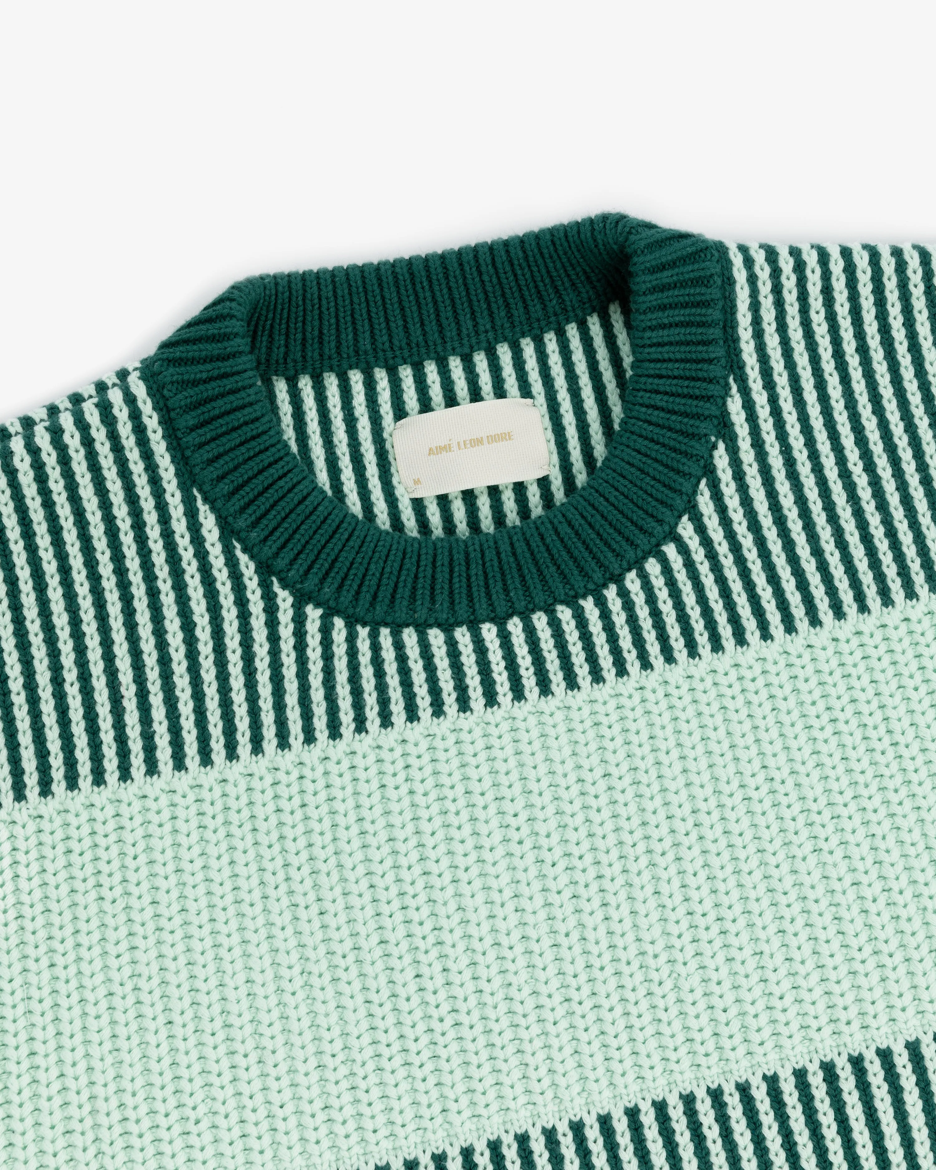 Striped Shaker Stitch Sweater sold by Aime Leon Dore product image thumbnail 3