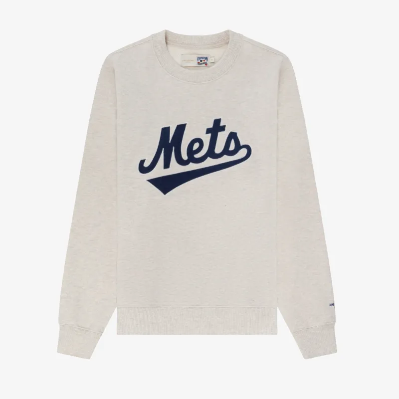 ALD / New York Mets Chainstitch Crewneck  Sweatshirt sold by Aime Leon Dore