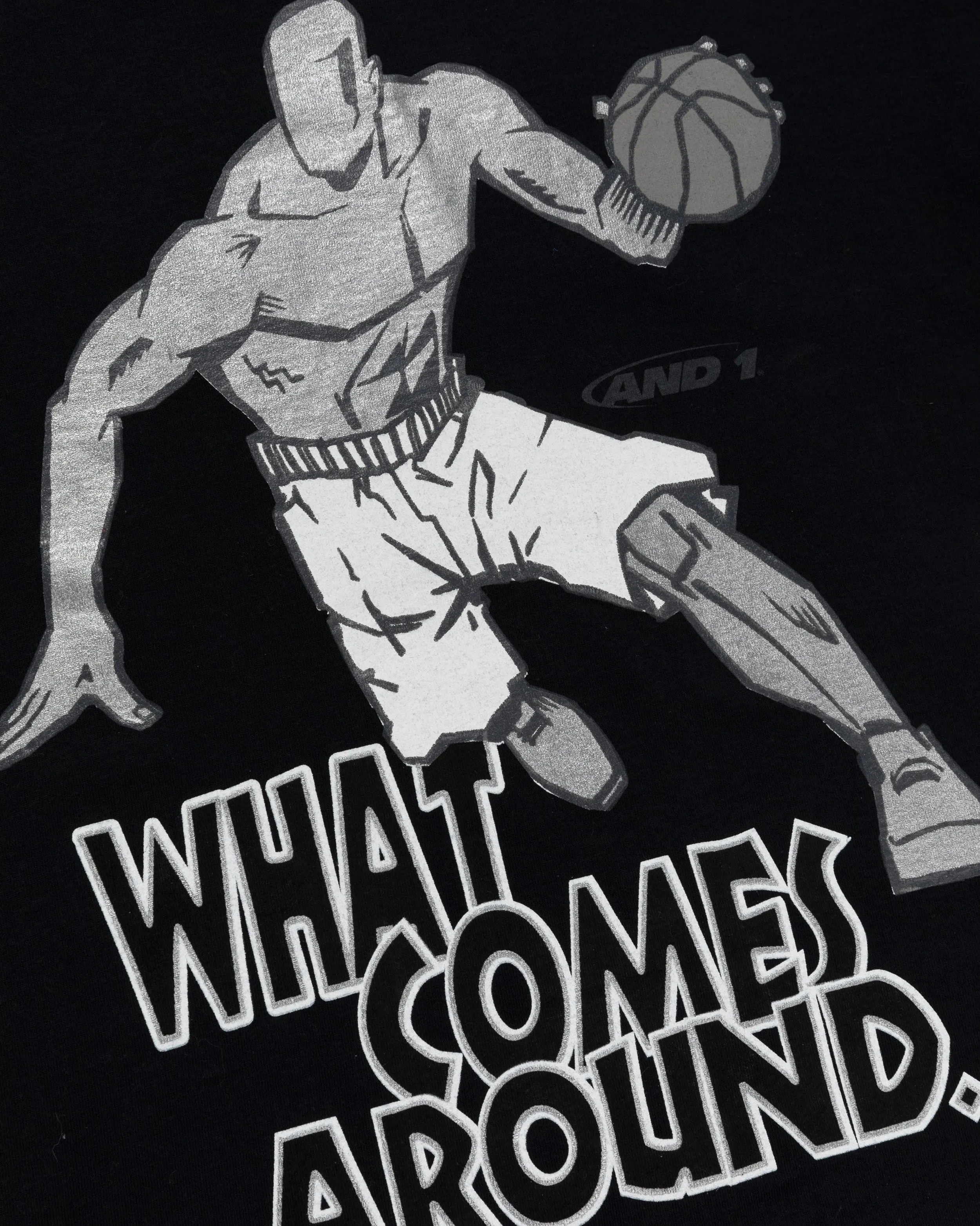AND1 'What Comes Around Goes Around' Graphic Tee sold by Aime Leon Dore product image thumbnail 4