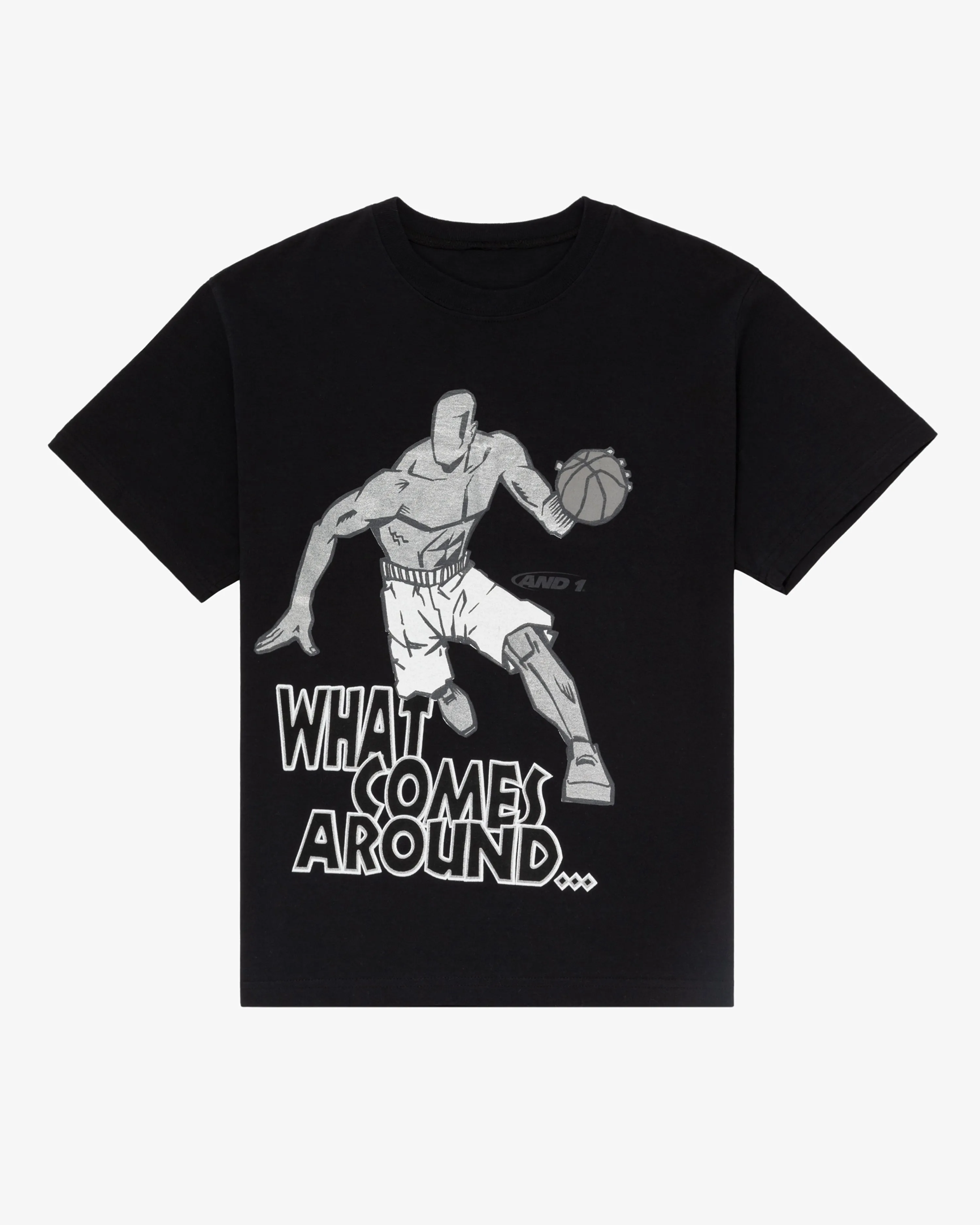 AND1 'What Comes Around Goes Around' Graphic Tee sold by Aime Leon Dore product image thumbnail 2