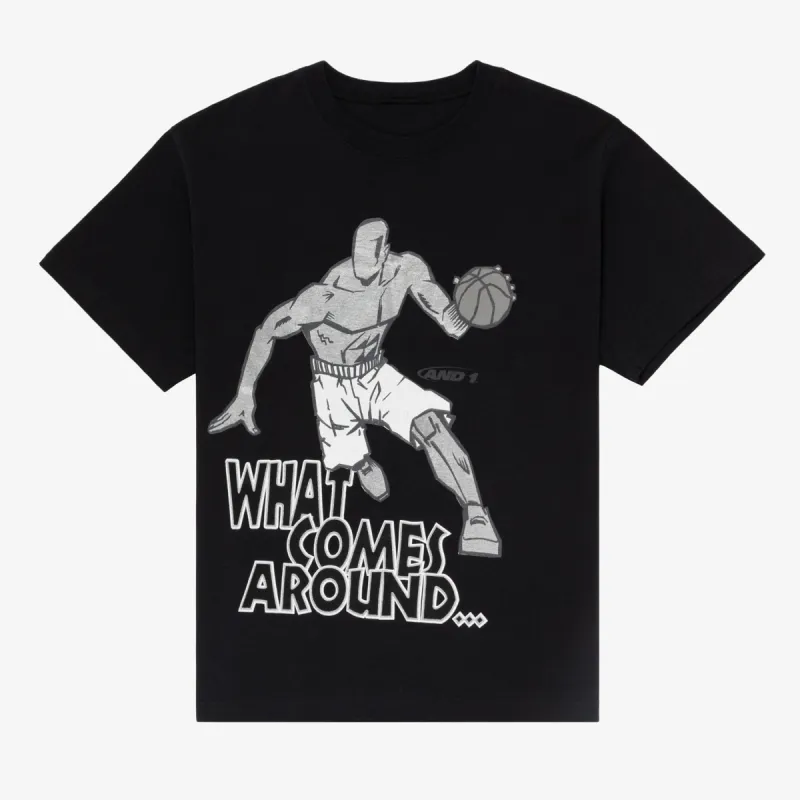 AND1 'What Comes Around Goes Around' Graphic Tee made by Aime Leon Dore