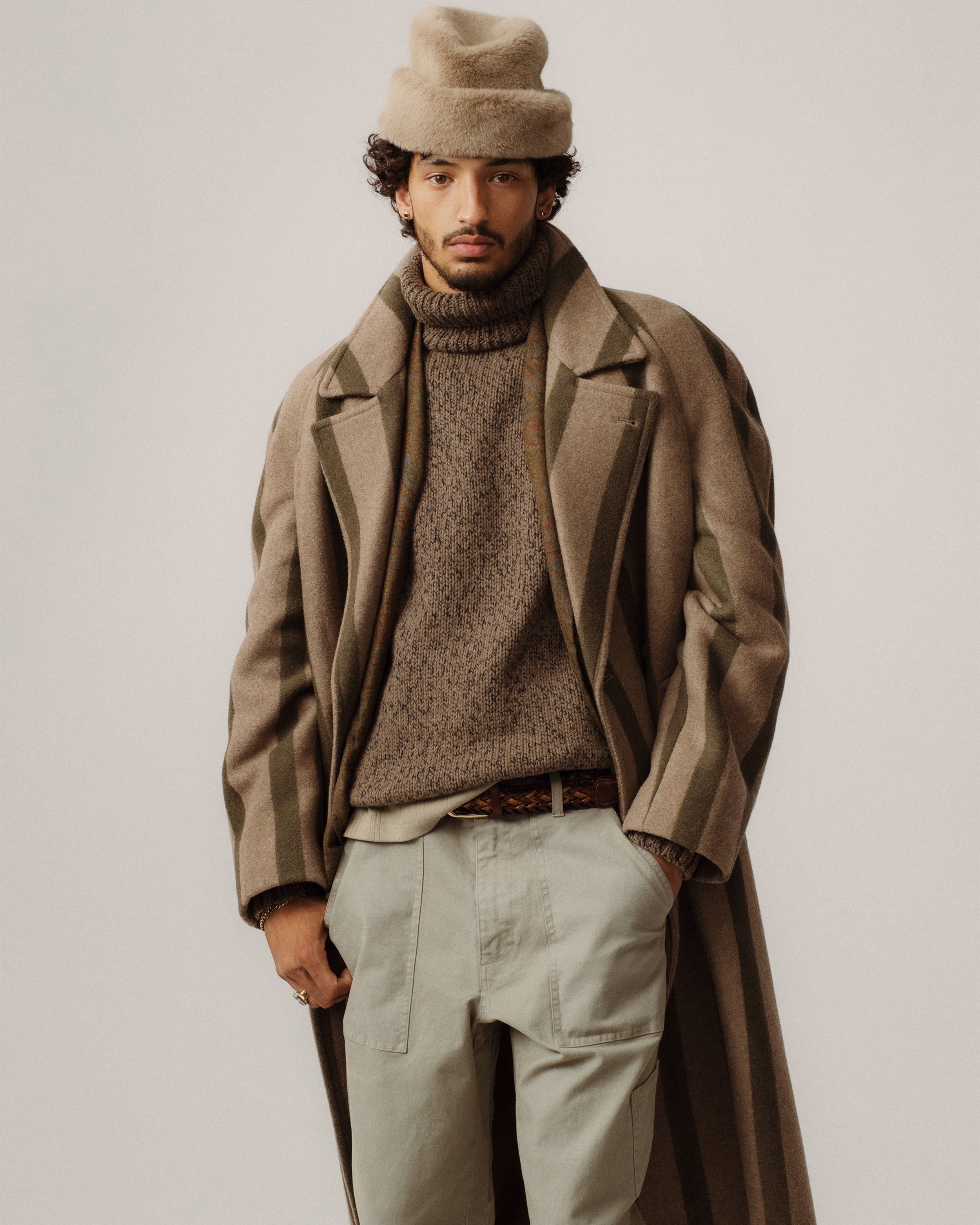 Double Breasted Wool Topcoat sold by Aime Leon Dore product image thumbnail 3