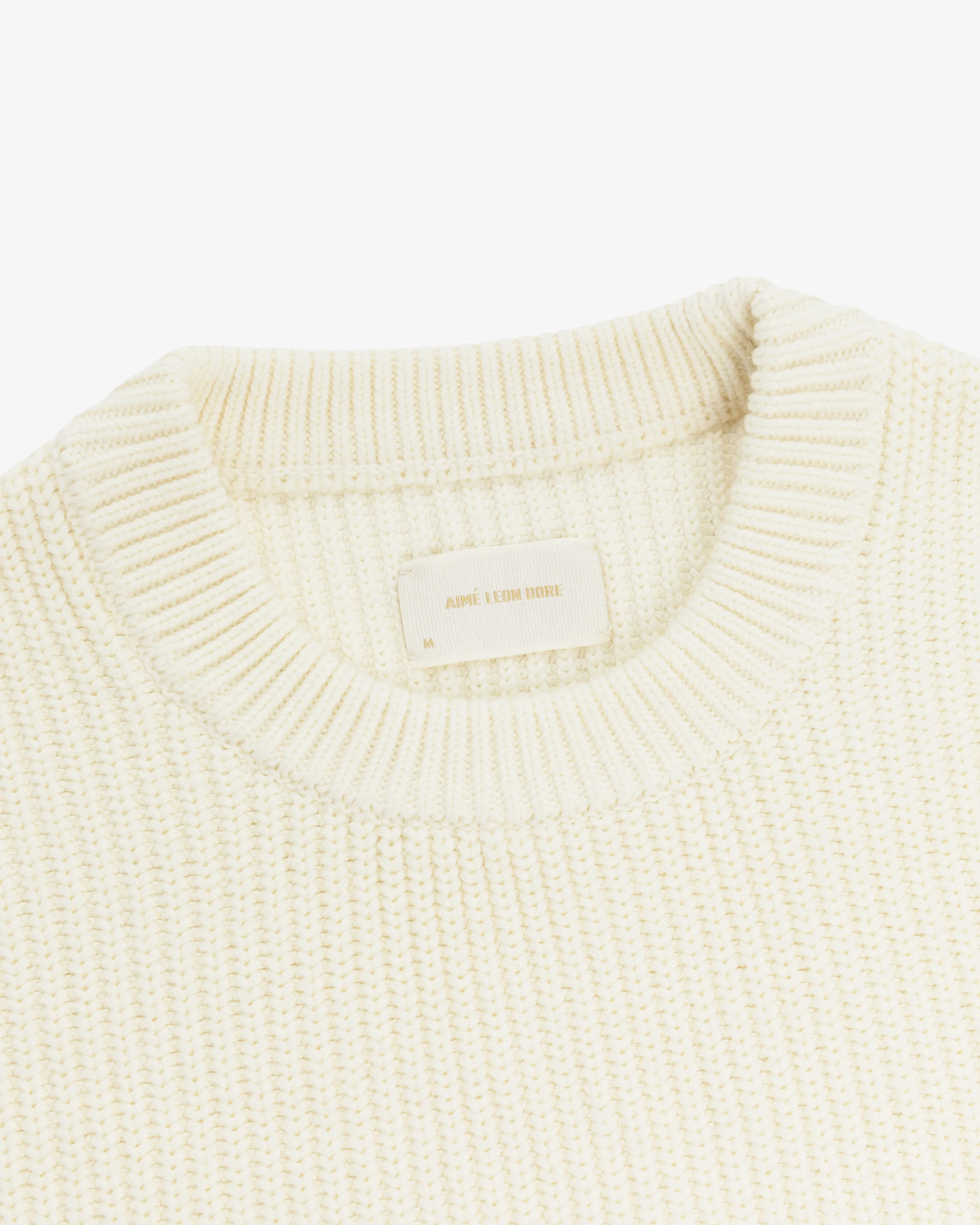 Shaker Stitch Crewneck Sweater sold by Aime Leon Dore product image thumbnail 3