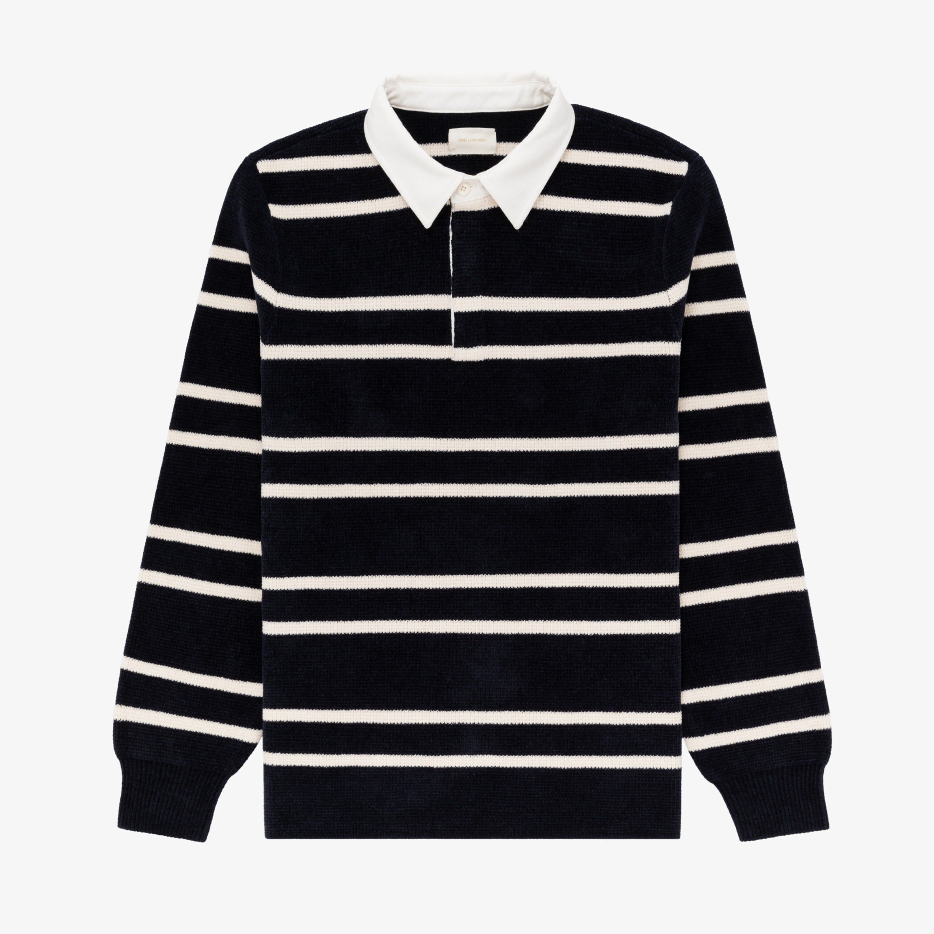 Chenille Striped Rugby sold by Aime Leon Dore