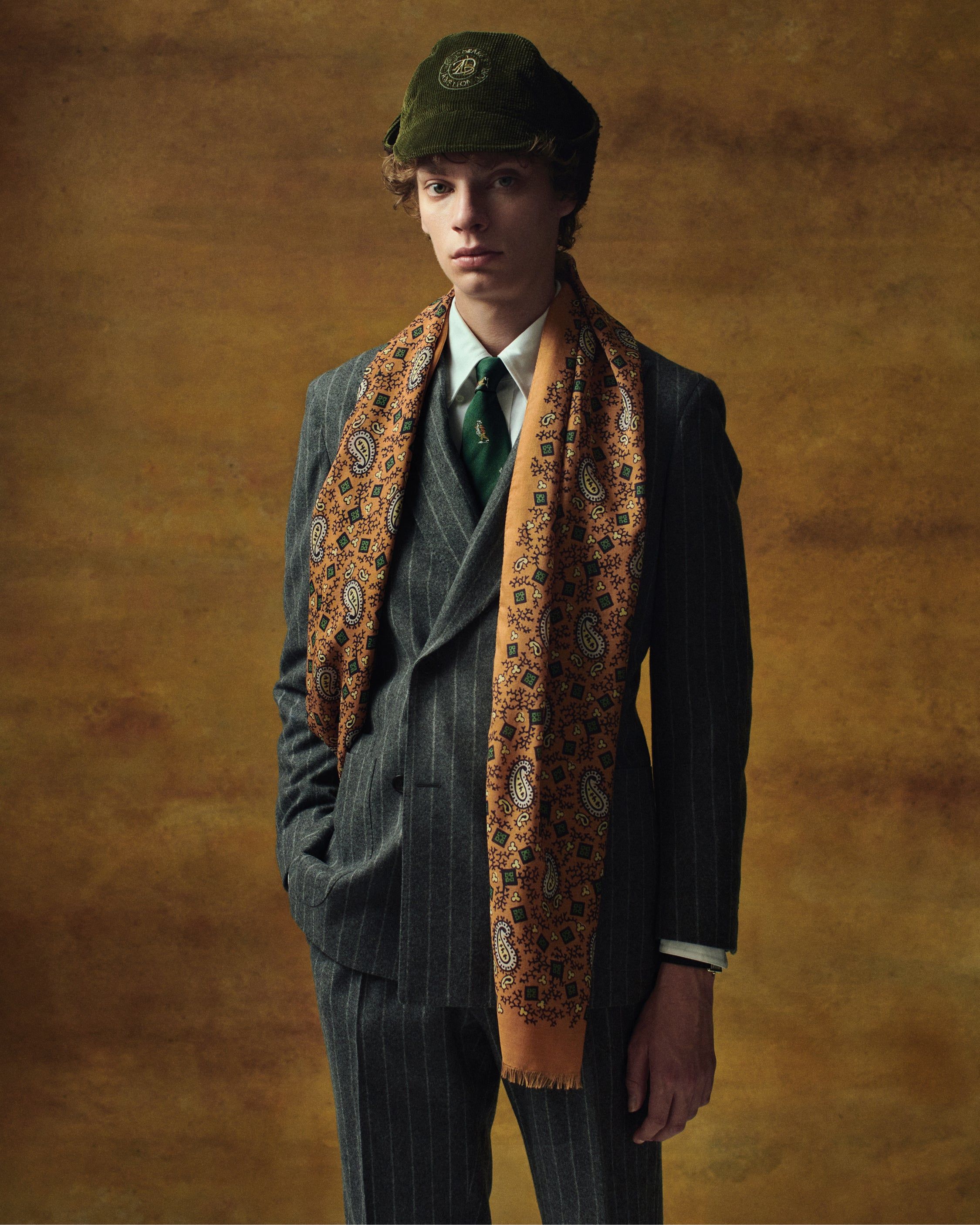 ALD / Drake's Chalkstripe Suit Trouser sold by Aime Leon Dore product image thumbnail 3