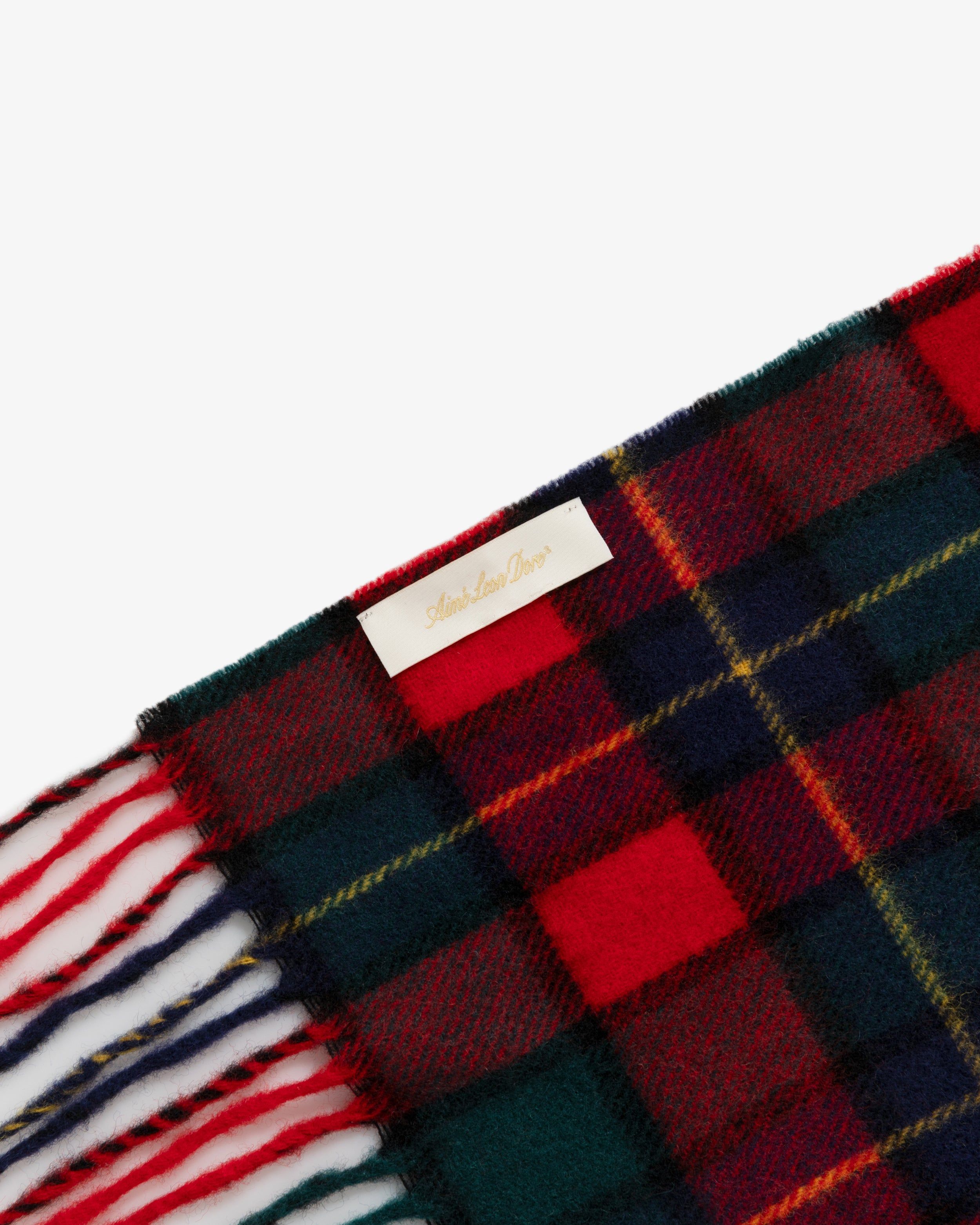 Wool Plaid Scarf sold by Aime Leon Dore product image thumbnail 4