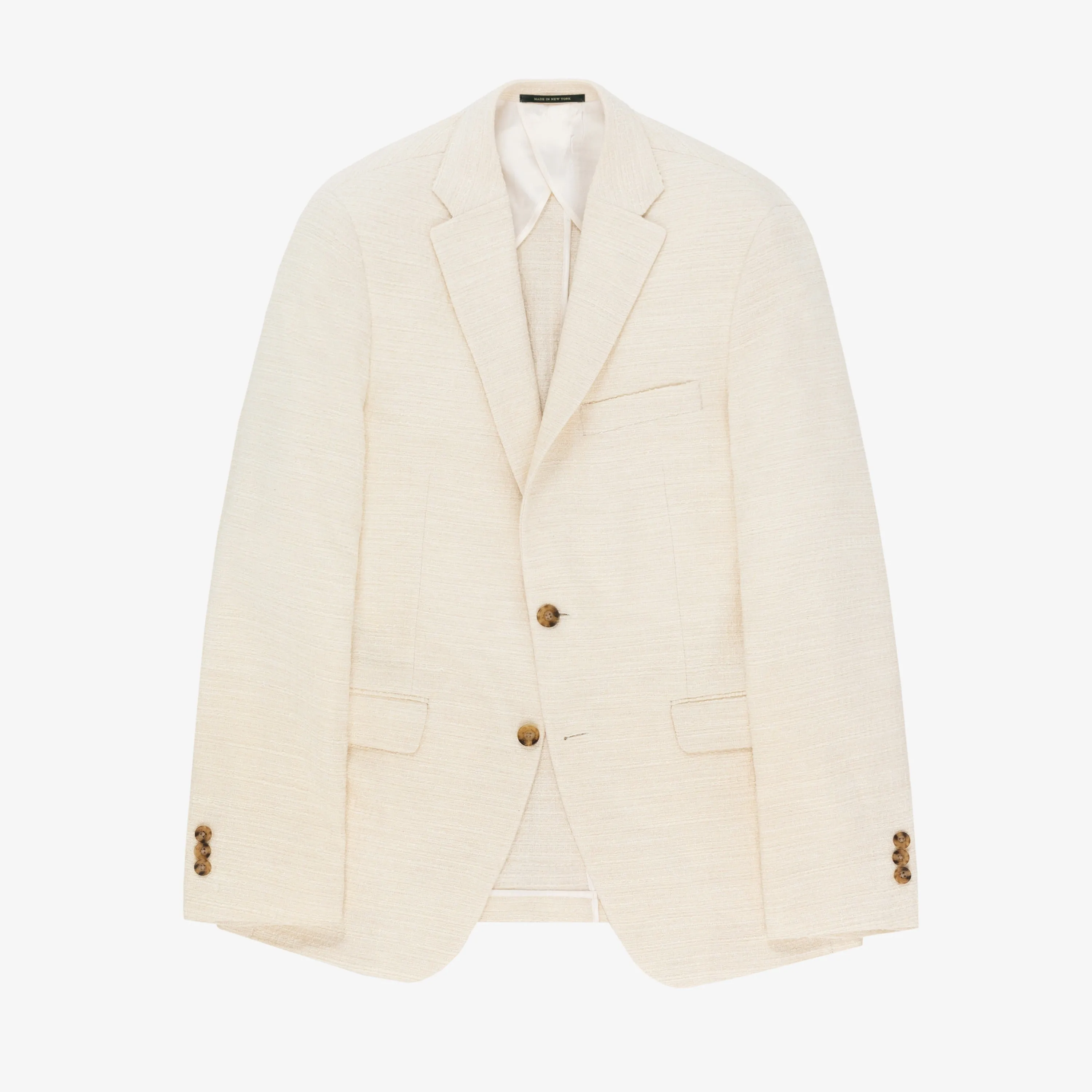Single-Breasted Boucle Suit Jacket sold by Aime Leon Dore