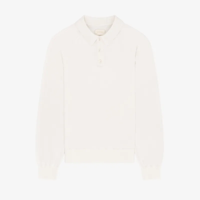 Merino Silk Long-Sleeve Polo sold by Aime Leon Dore