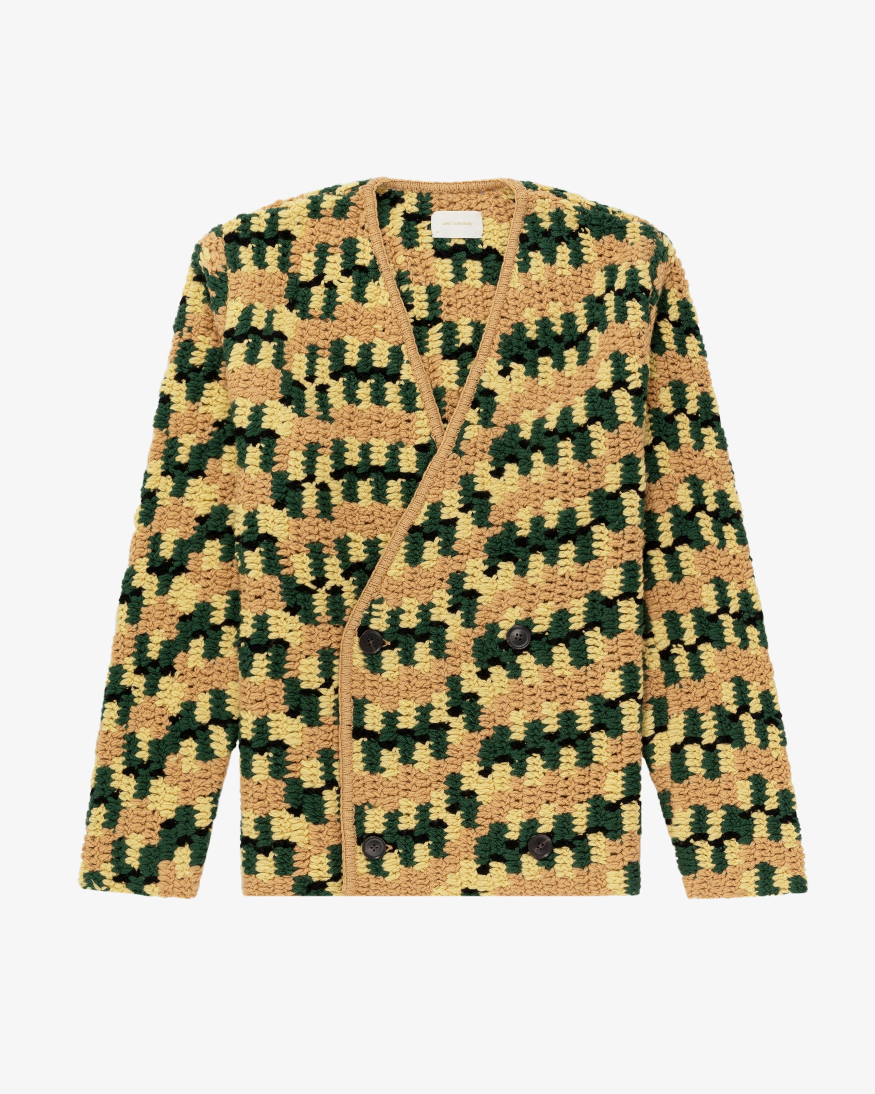 Double Breasted Hand Knit Cardigan sold by Aime Leon Dore product image thumbnail 2