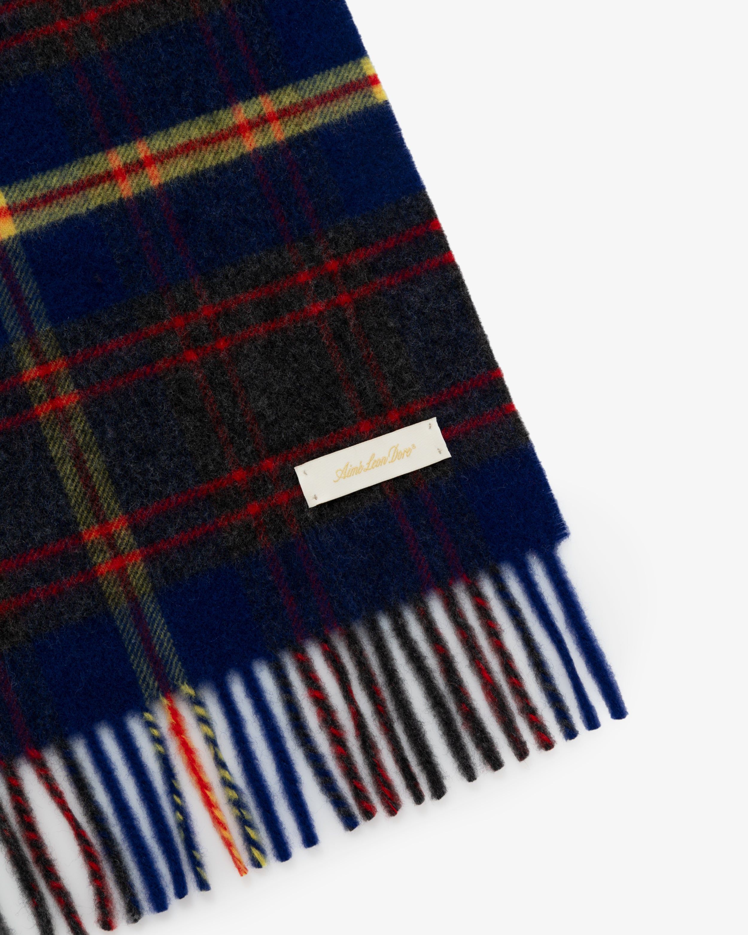 Cashwool Plaid Scarf sold by Aime Leon Dore product image thumbnail 3