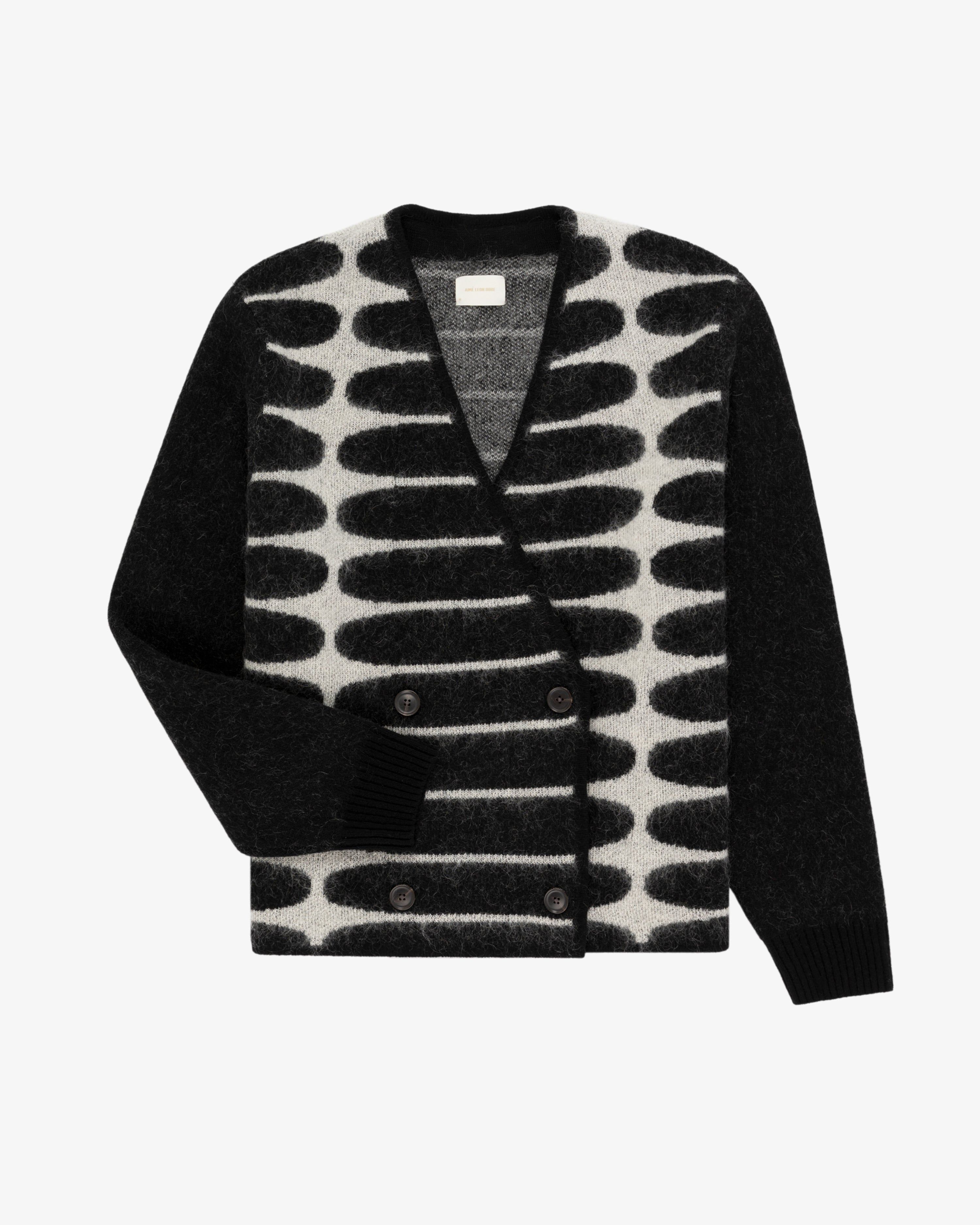 Double Breasted Mohair Cardigan sold by Aime Leon Dore product image thumbnail 2