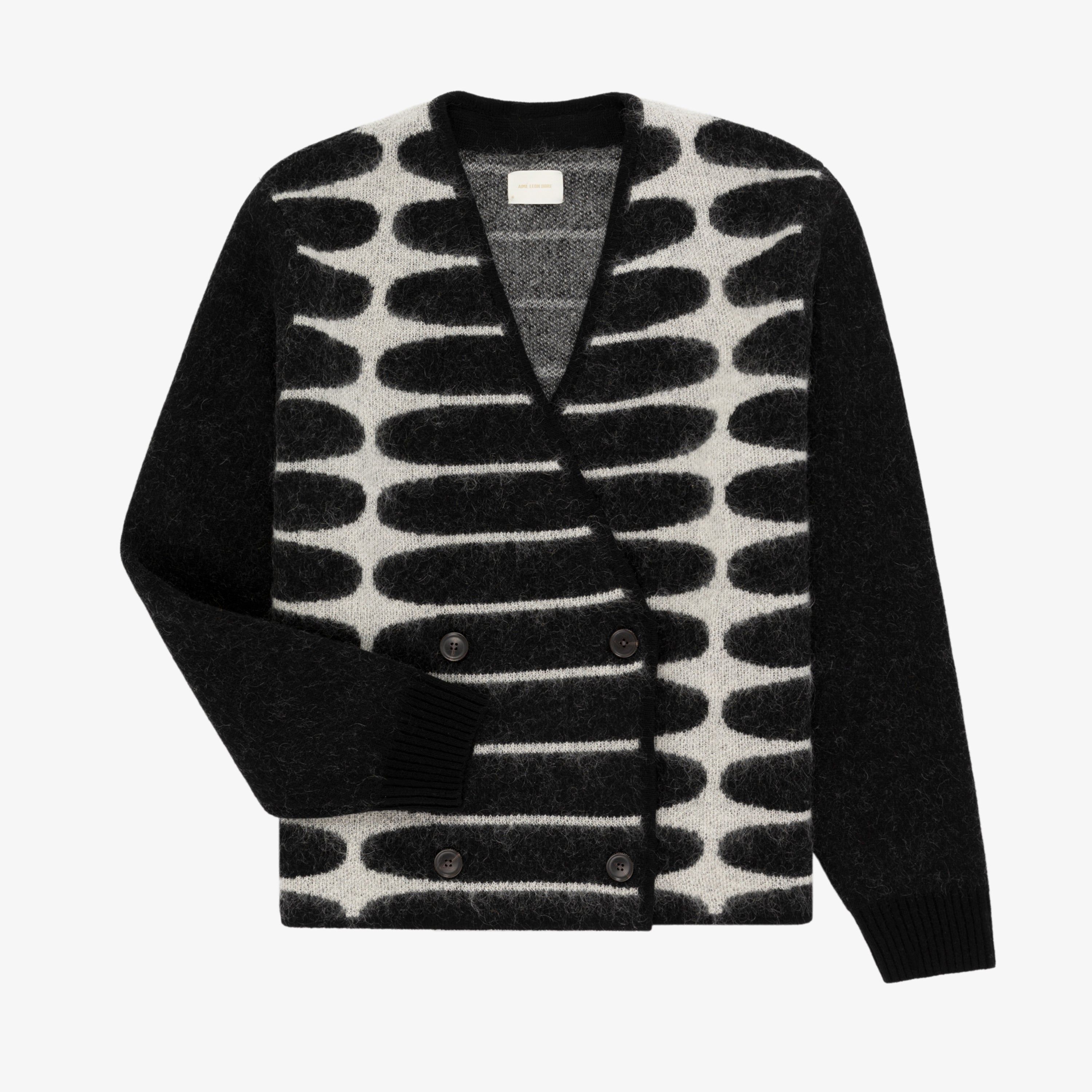 Double Breasted Mohair Cardigan sold by Aime Leon Dore