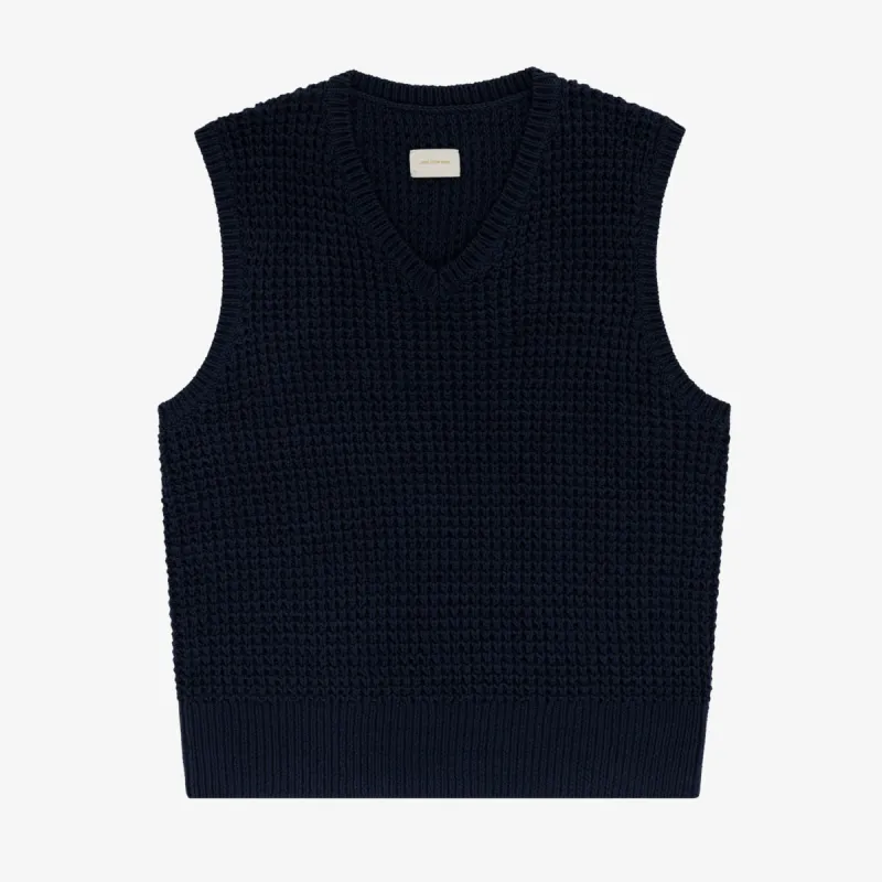 Waffle V-Neck Vest sold by Aime Leon Dore