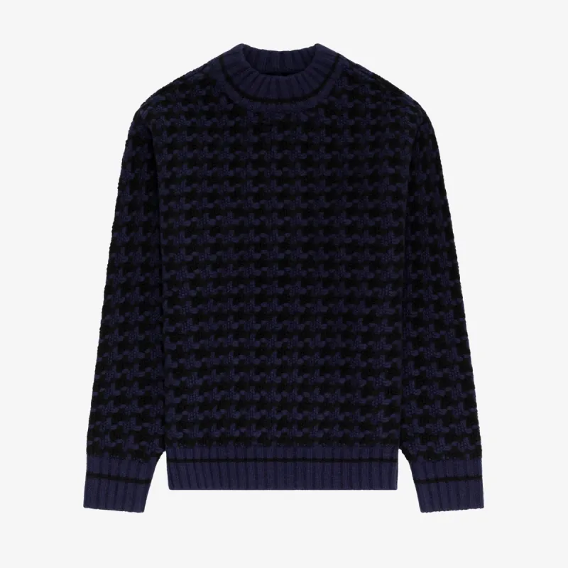 Houndstooth Crewneck Sweater sold by Aime Leon Dore