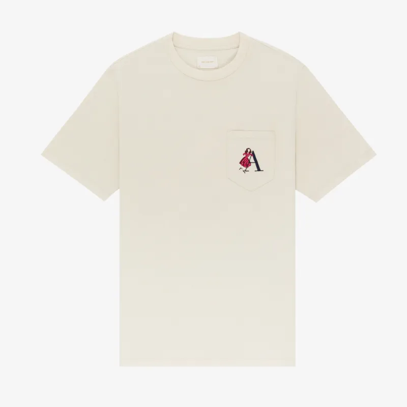 Embroidered 'A' Pocket Tee sold by Aime Leon Dore