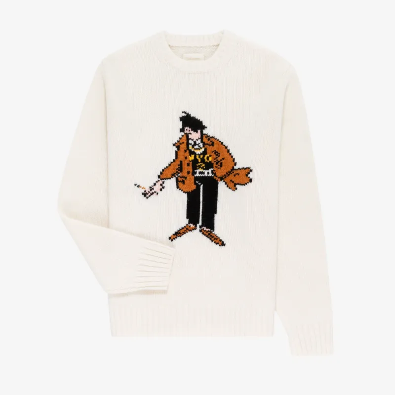 Caricature Knit Sweater sold by Aime Leon Dore