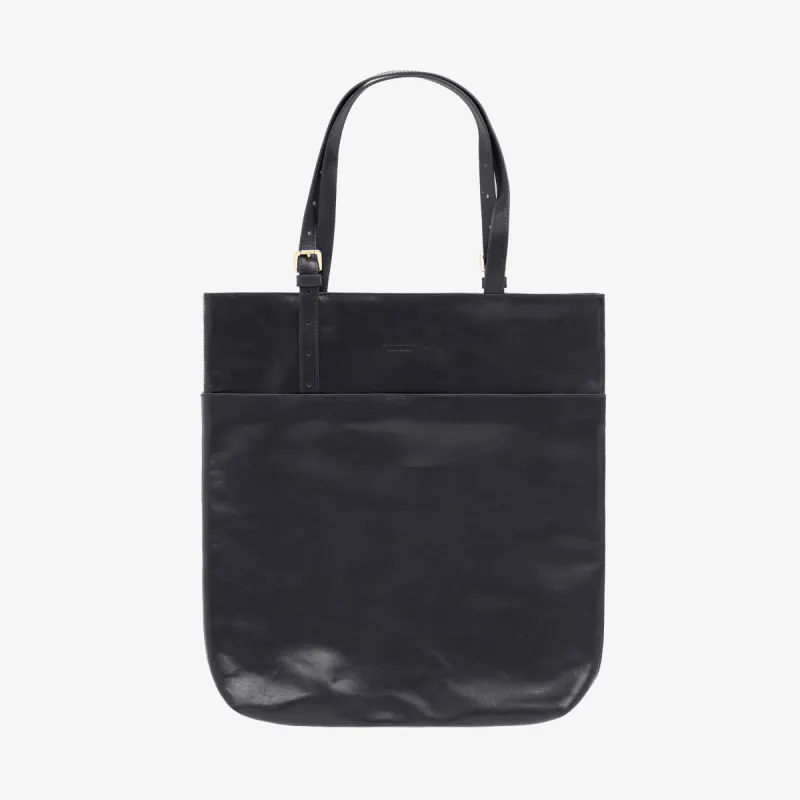 Debossed Logo Leather Document Tote sold by Aime Leon Dore