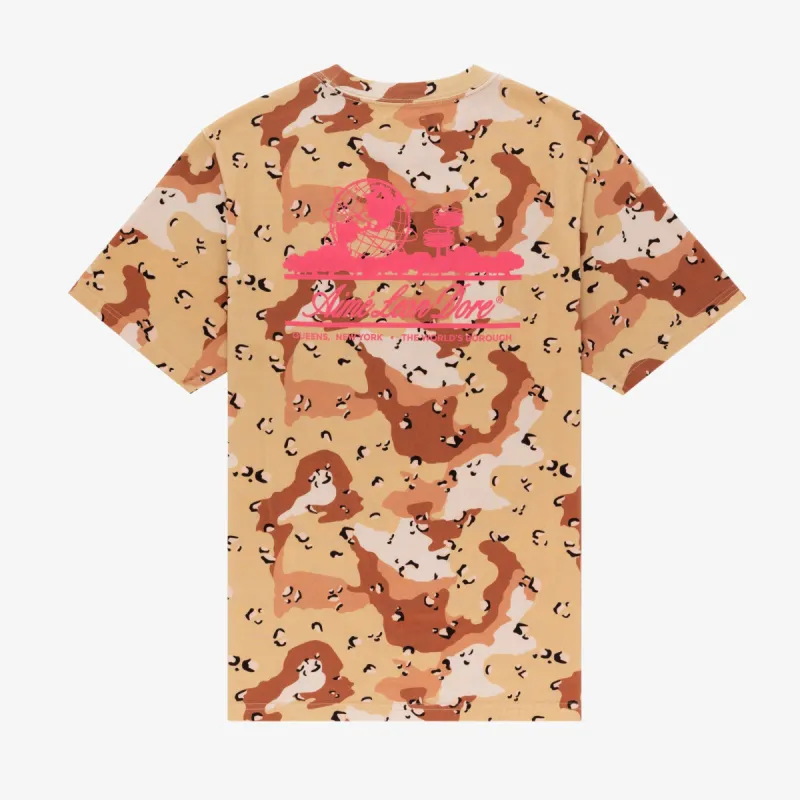 Camo Unisphere  Tee made by Aime Leon Dore