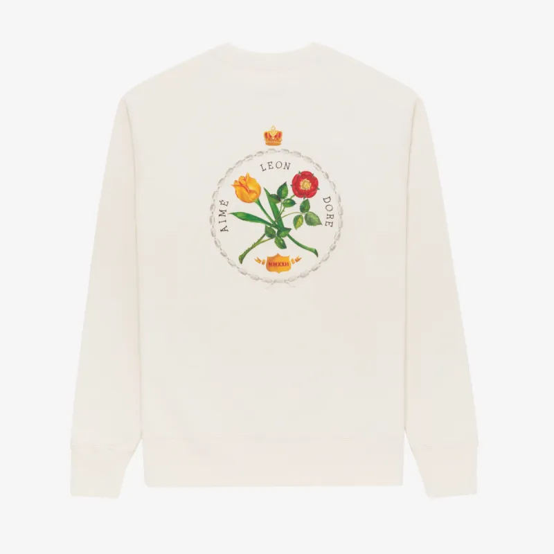 Painted Crest Crewneck Sweatshirt sold by Aime Leon Dore