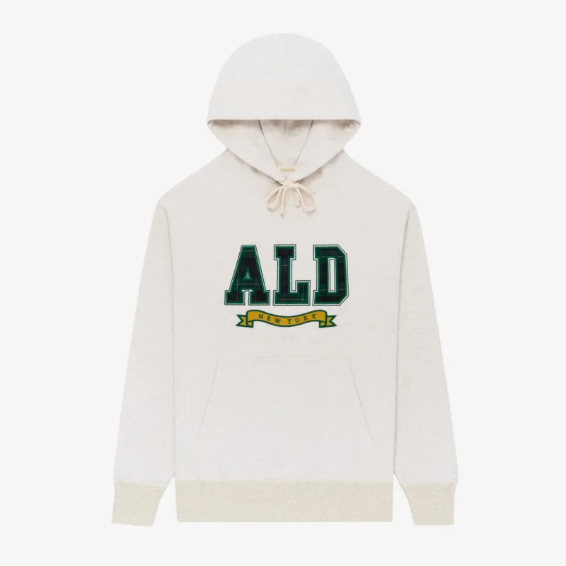Plaid Appliqué ALD Hoodie sold by Aime Leon Dore