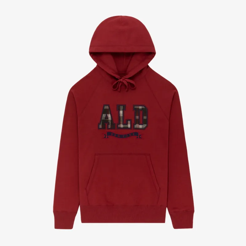 Plaid Appliqué ALD Hoodie sold by Aime Leon Dore