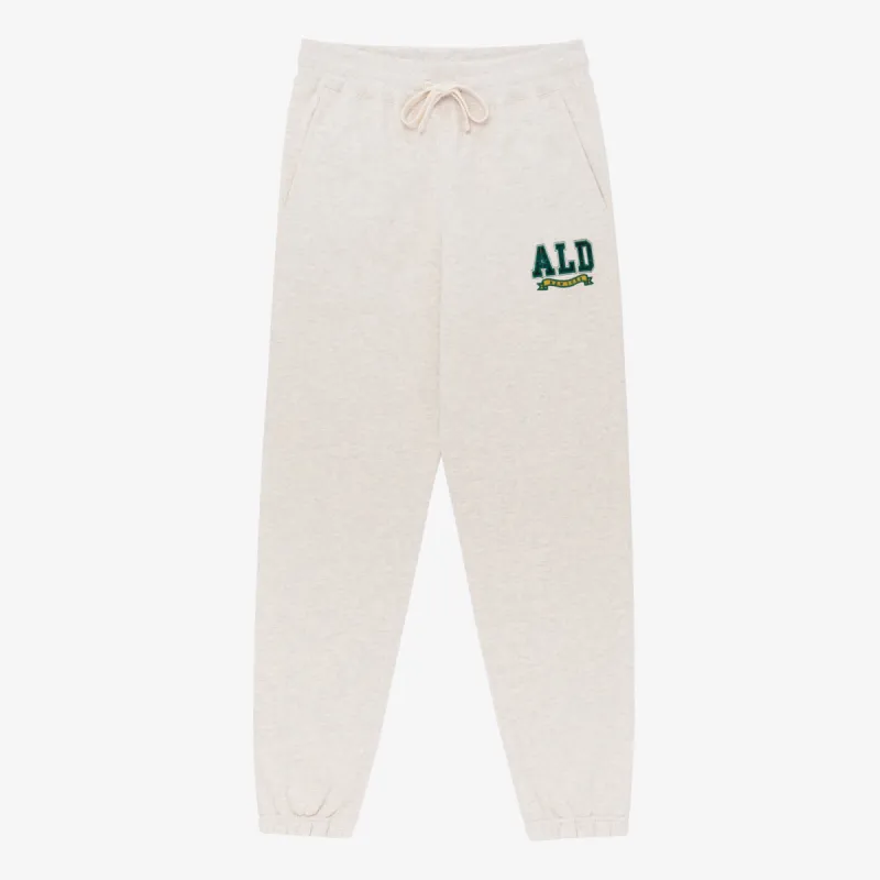 Plaid Appliqué ALD Sweatpants sold by Aime Leon Dore