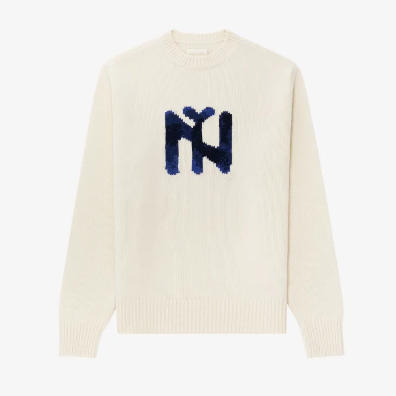 Intarsia Knit New York Sweater sold by Aime Leon Dore