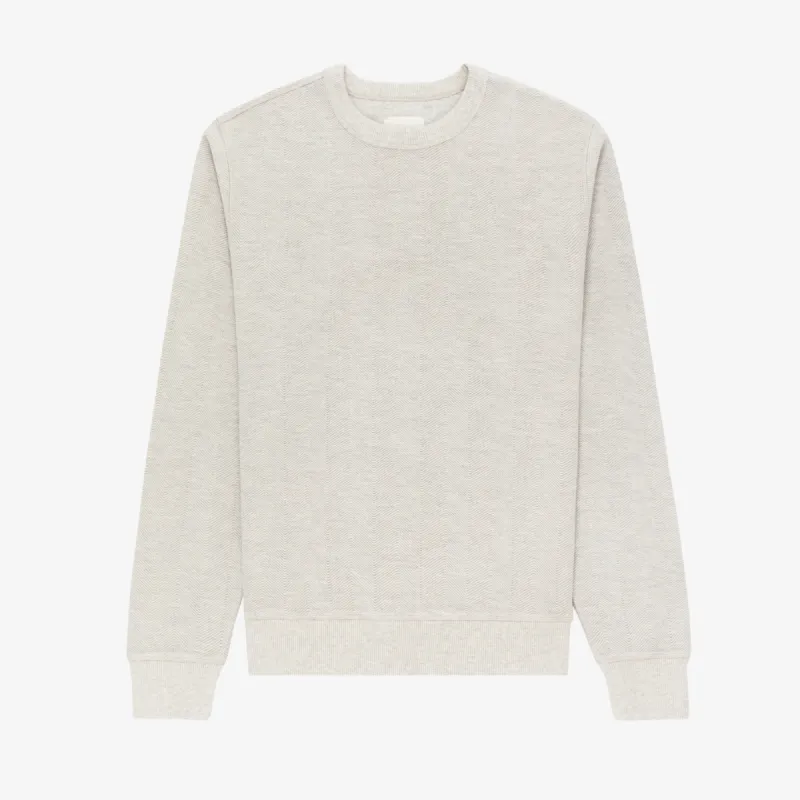 Herringbone Terry Uniform Crewneck Sweatshirt made by Aime Leon Dore