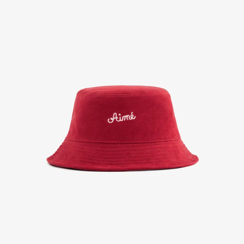 Chain Stitch Moleskin Bucket Hat sold by Aime Leon Dore