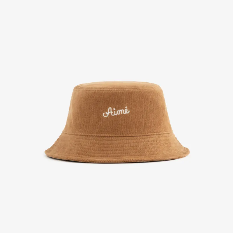 Chain Stitch Moleskin Bucket Hat sold by Aime Leon Dore