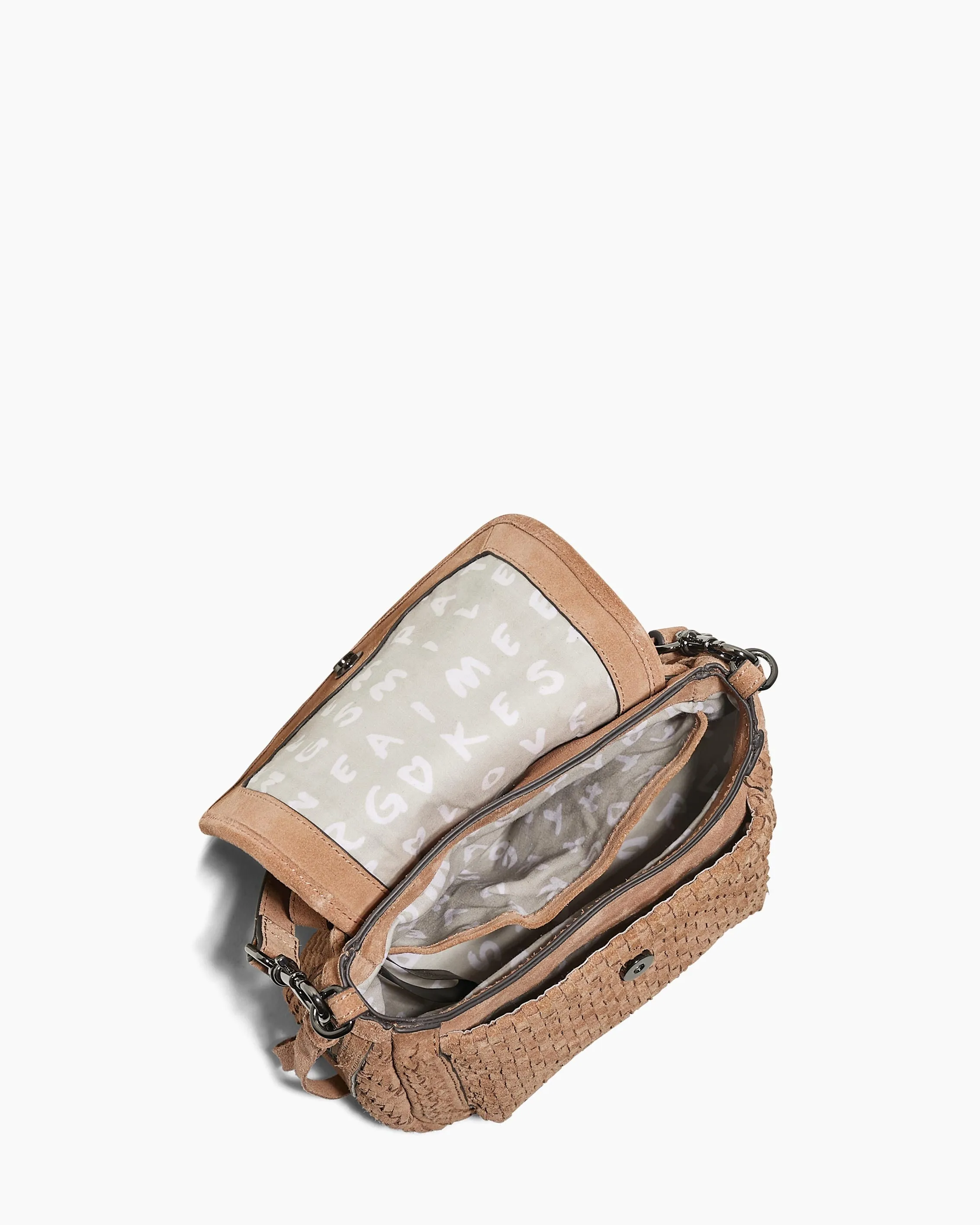 Woven All For Love Mini Crossbody sold by Aimee Kestenberg product image thumbnail 4